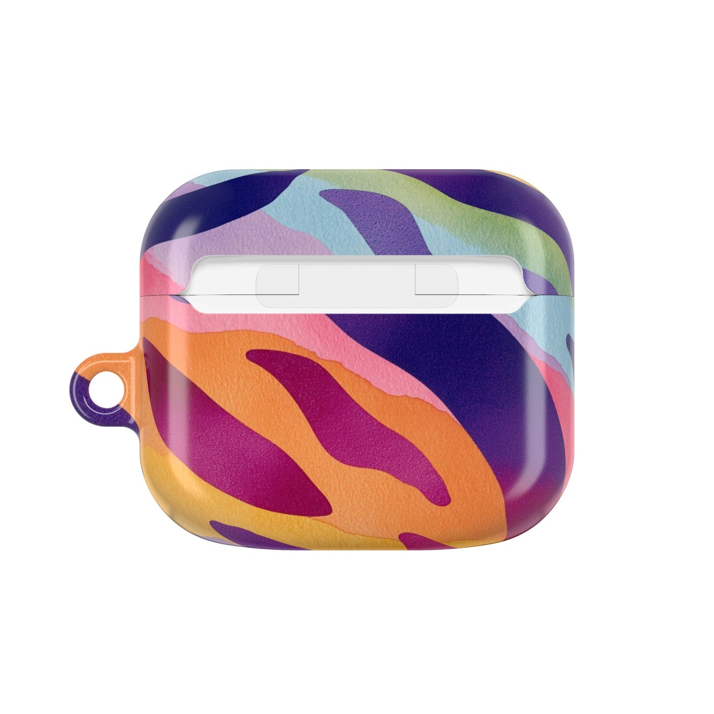 Vibrant Abstract AirPod Case, Colorful Wireless Earbud Cover, Trendy Gift for Music Lovers, Unique Tech Accessory, Perfect for Holidays