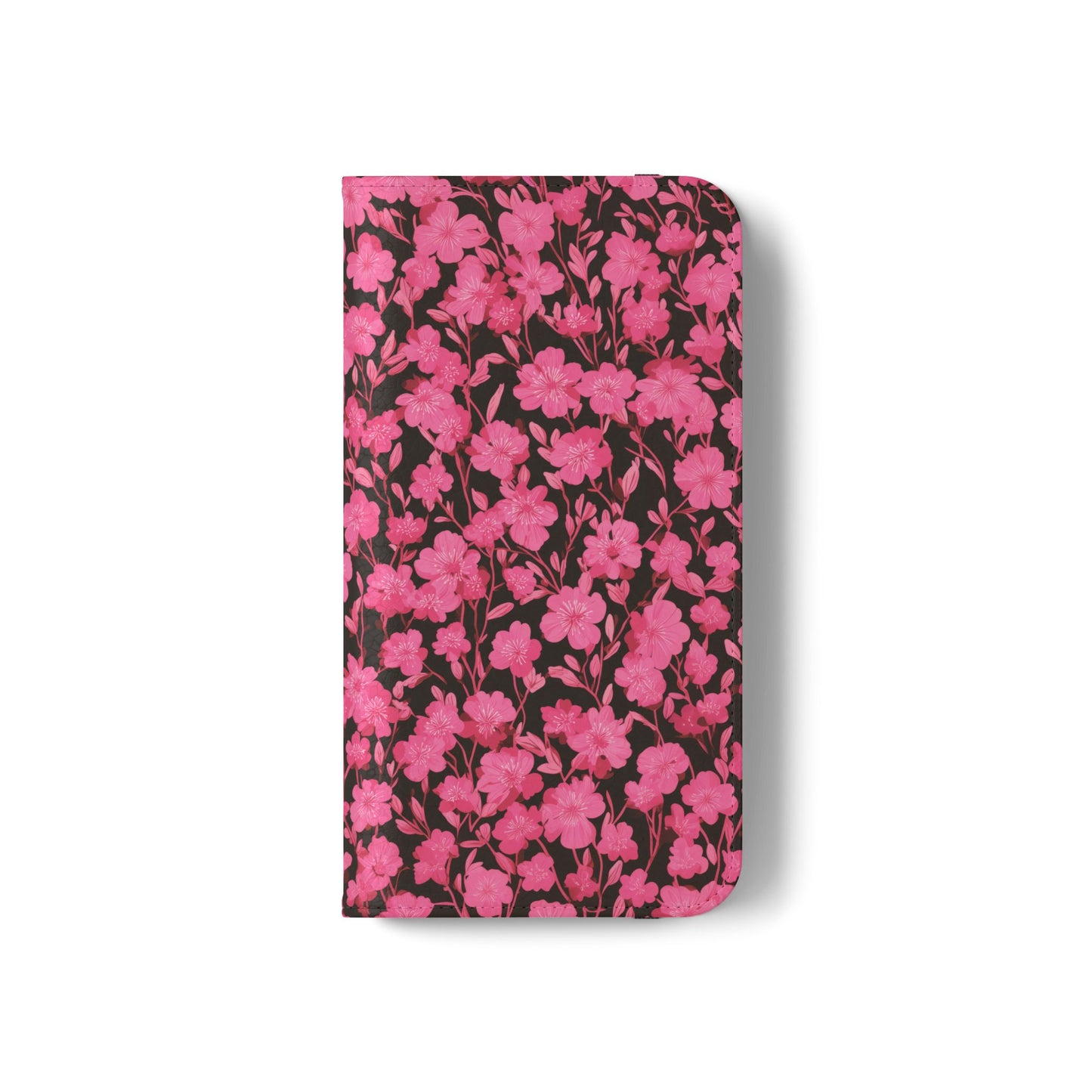 Floral Flip Cases for Phones, Cute Floral Phone Wallet, Gift for Her, Trendy Phone Accessories, Mother's Day Gift, Phone Protection
