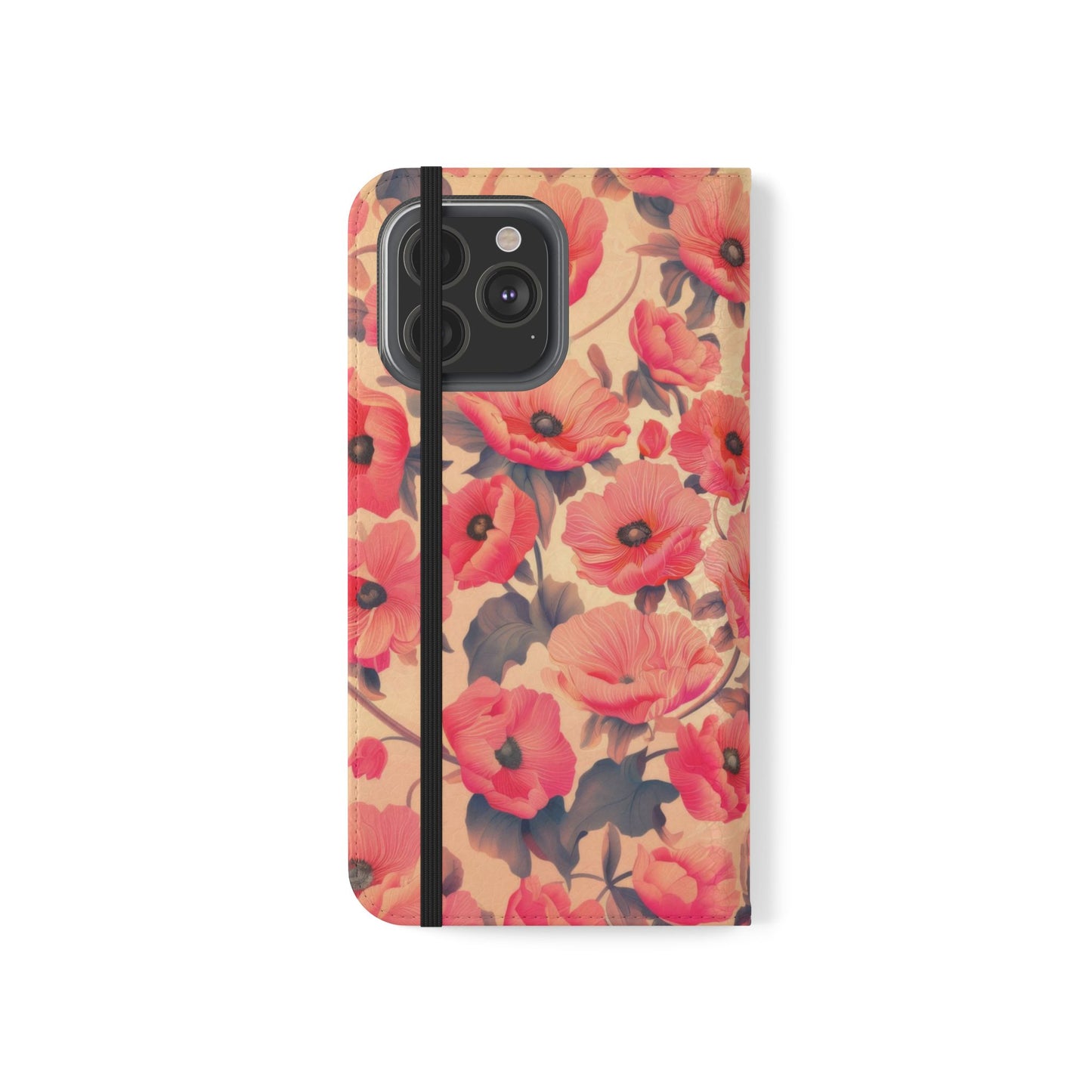 Floral Flip Phone Case - Stylish Smartphone Protector, Floral Design Case, Gift for Her, Trendy Tech Accessory, Mother's Day Gift