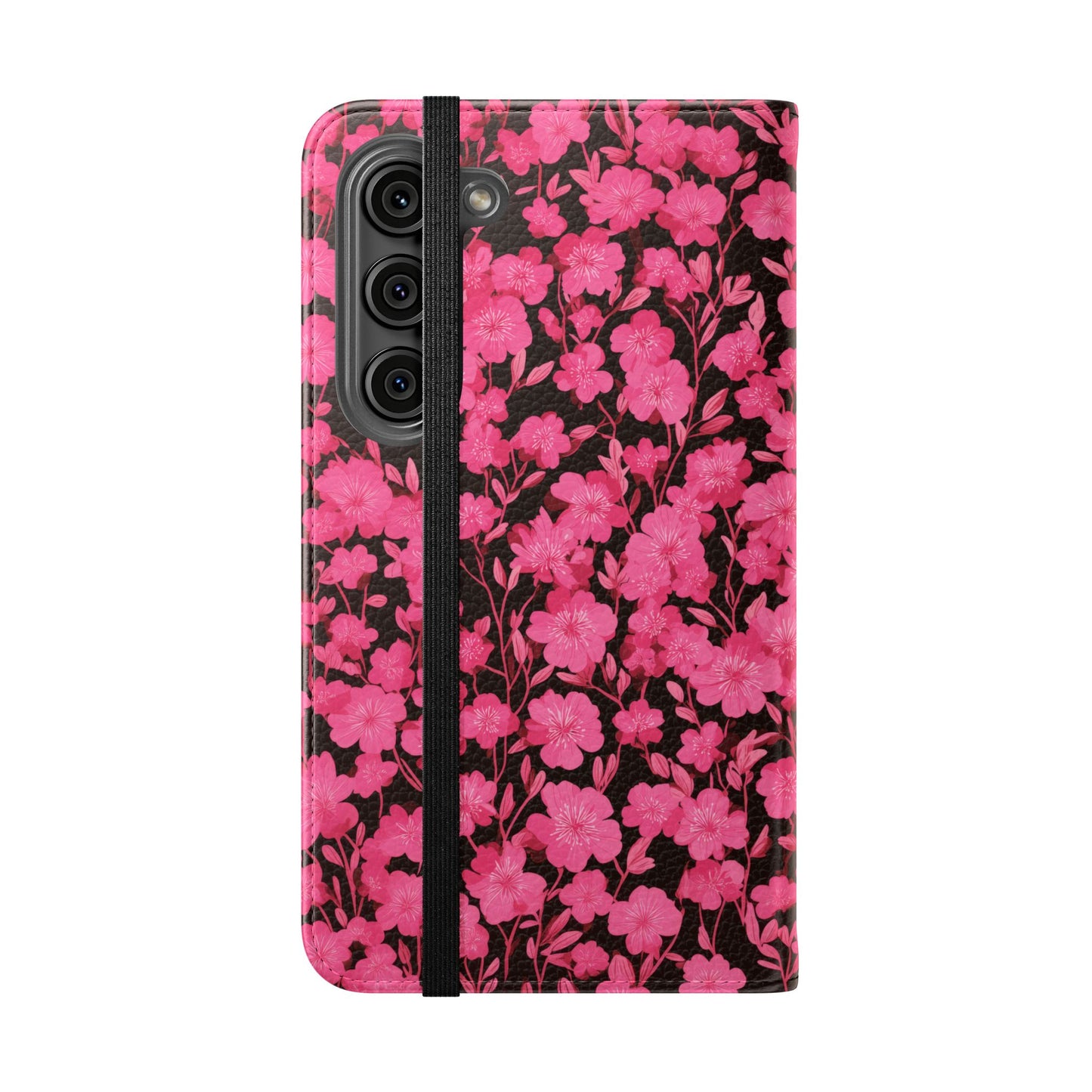 Floral Flip Cases for Phones, Cute Floral Phone Wallet, Gift for Her, Trendy Phone Accessories, Mother's Day Gift, Phone Protection