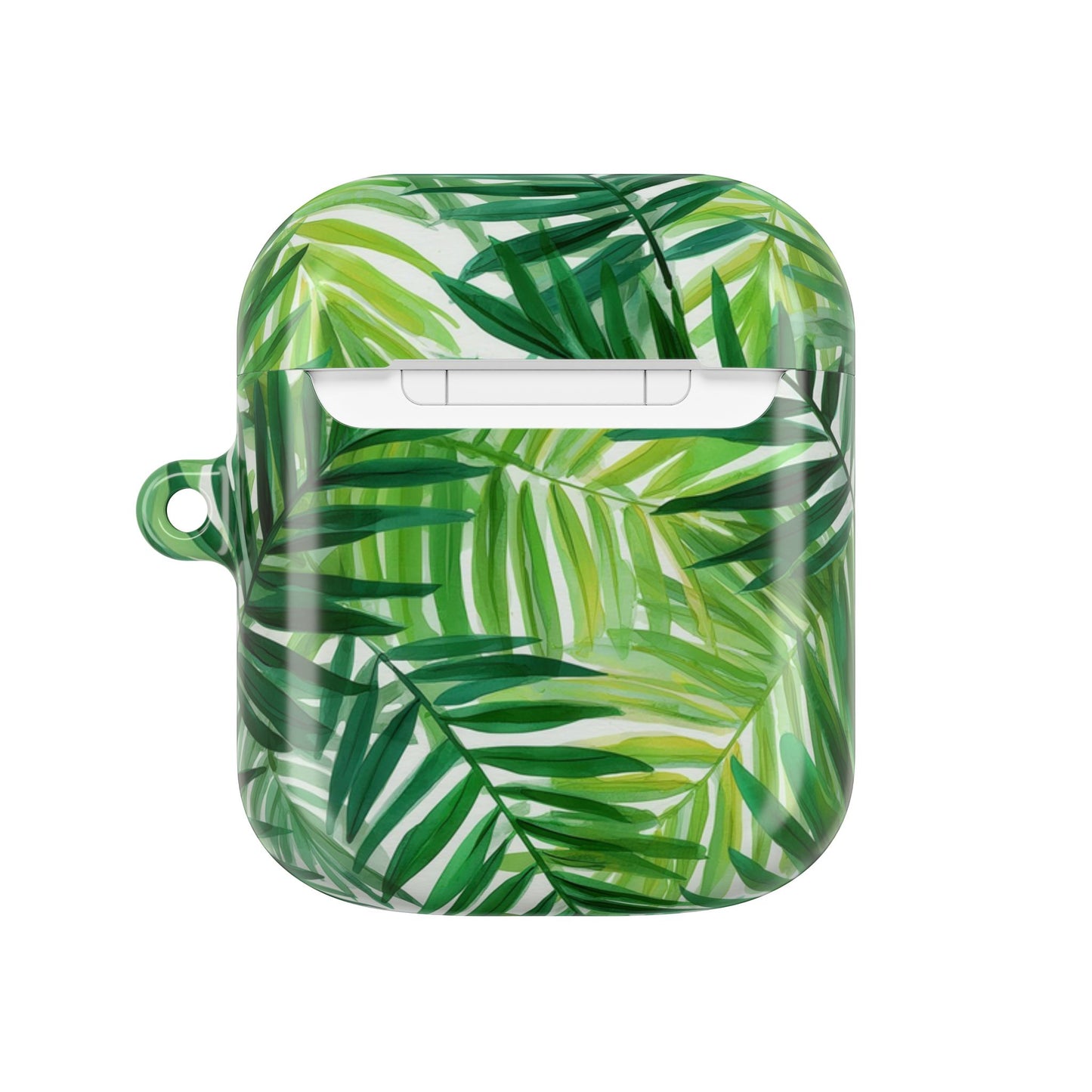Tropical Leaf AirPod Case, Stylish AirPods Cover, Nature-Inspired Earbud Protector, Gift for Music Lovers, Greenery AirPod Accessories