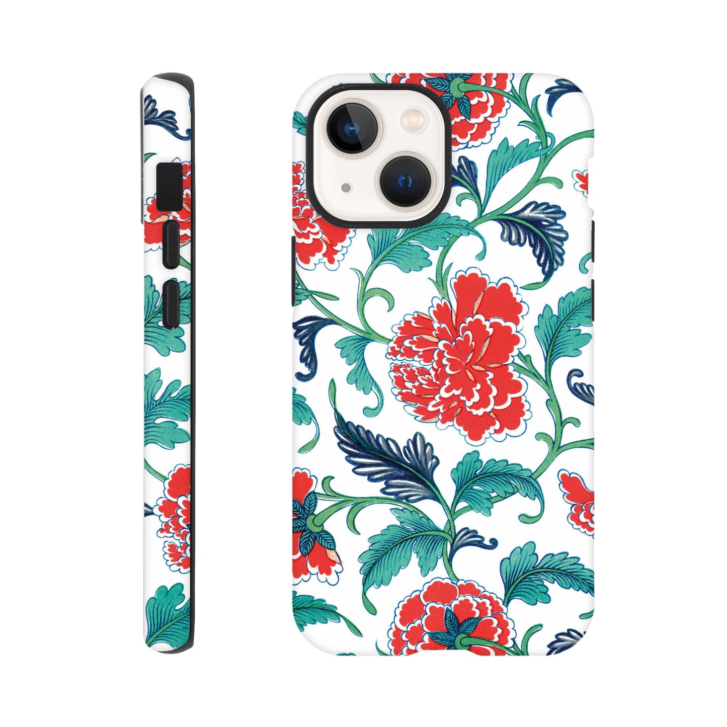 Red floral pattern II - Phone case sturdy