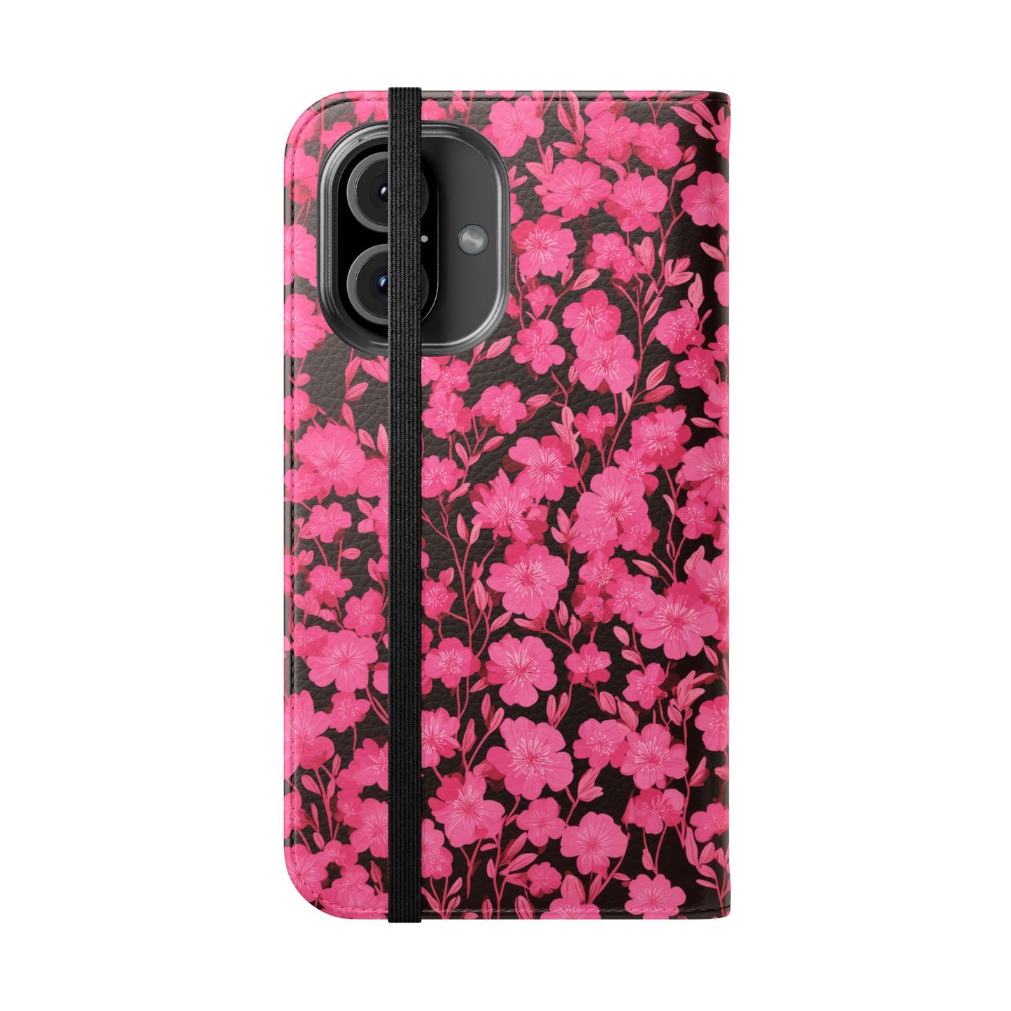 Floral Flip Cases for Phones, Cute Floral Phone Wallet, Gift for Her, Trendy Phone Accessories, Mother's Day Gift, Phone Protection