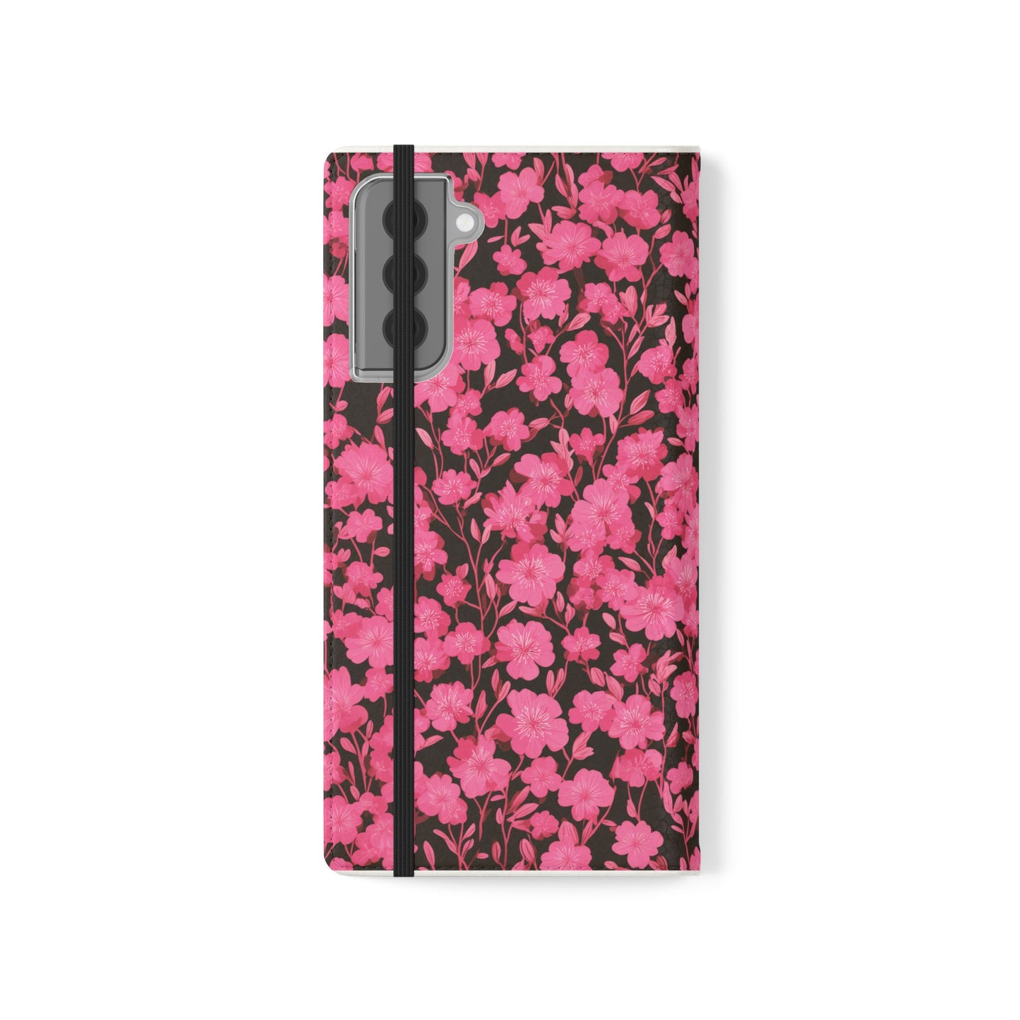 Floral Flip Cases for Phones, Cute Floral Phone Wallet, Gift for Her, Trendy Phone Accessories, Mother's Day Gift, Phone Protection