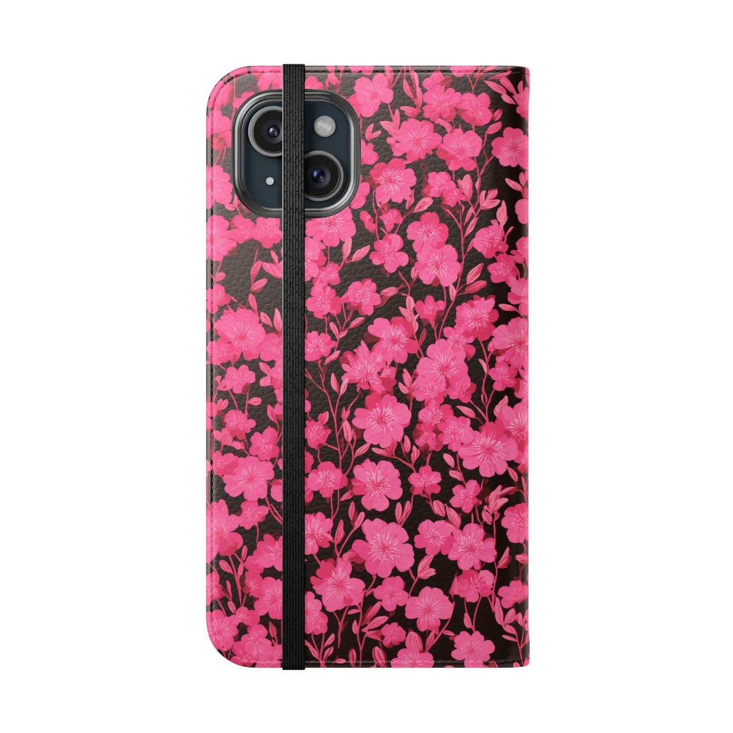 Floral Flip Cases for Phones, Cute Floral Phone Wallet, Gift for Her, Trendy Phone Accessories, Mother's Day Gift, Phone Protection