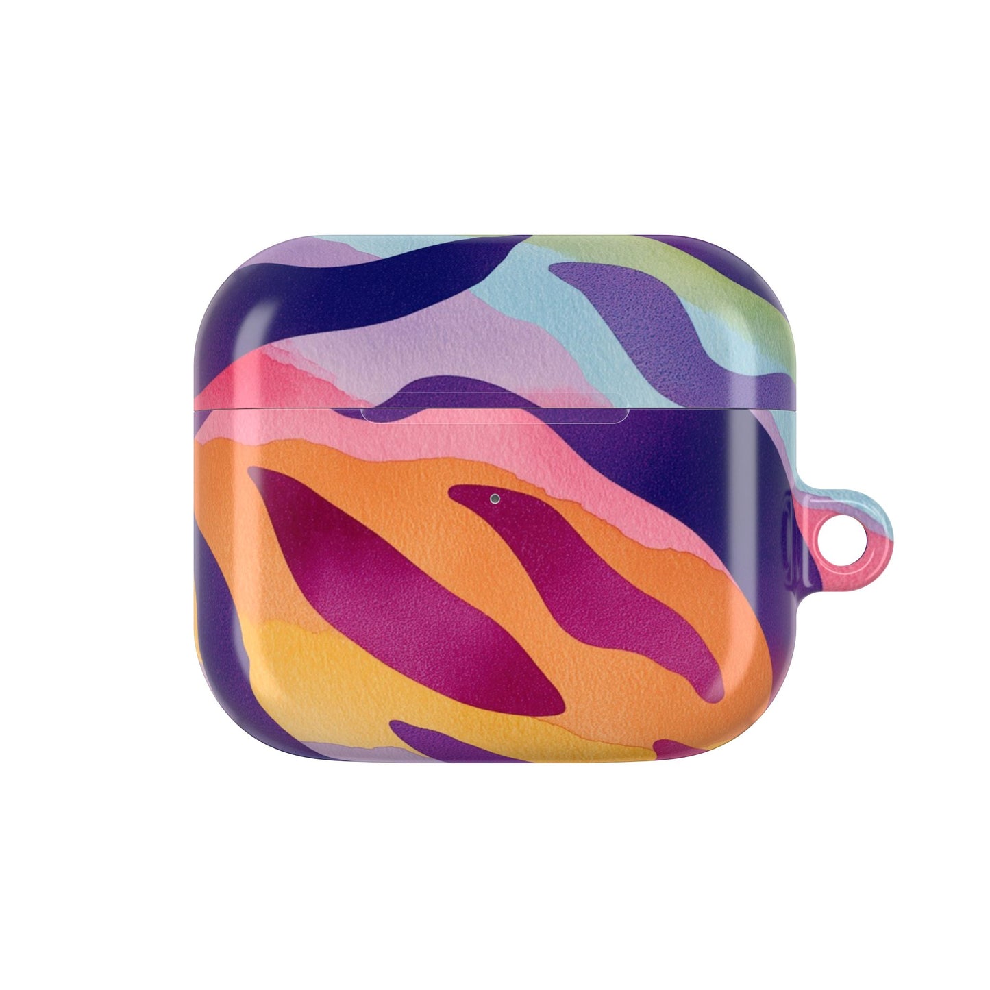 Vibrant Abstract AirPod Case, Colorful Wireless Earbud Cover, Trendy Gift for Music Lovers, Unique Tech Accessory, Perfect for Holidays