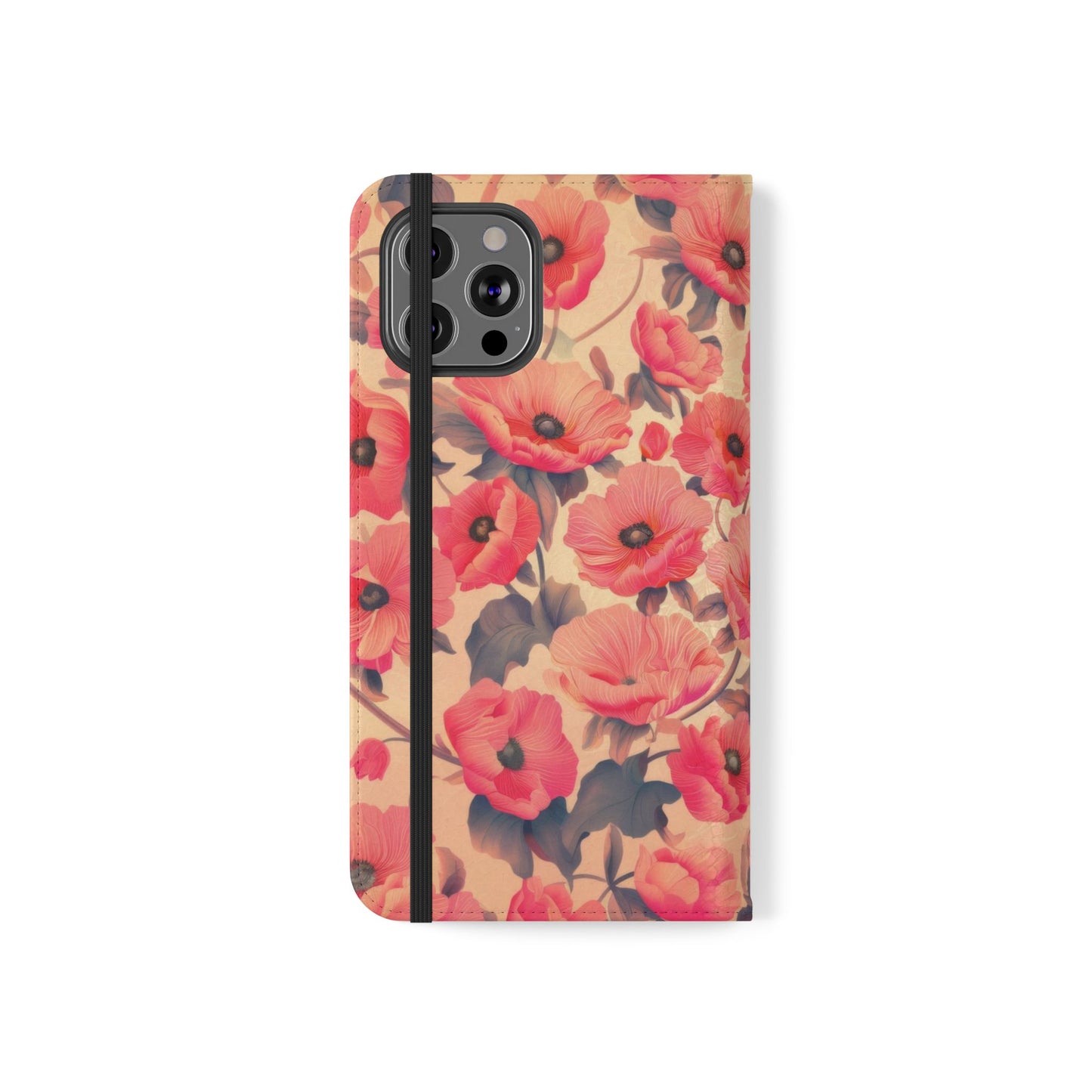 Floral Flip Phone Case - Stylish Smartphone Protector, Floral Design Case, Gift for Her, Trendy Tech Accessory, Mother's Day Gift