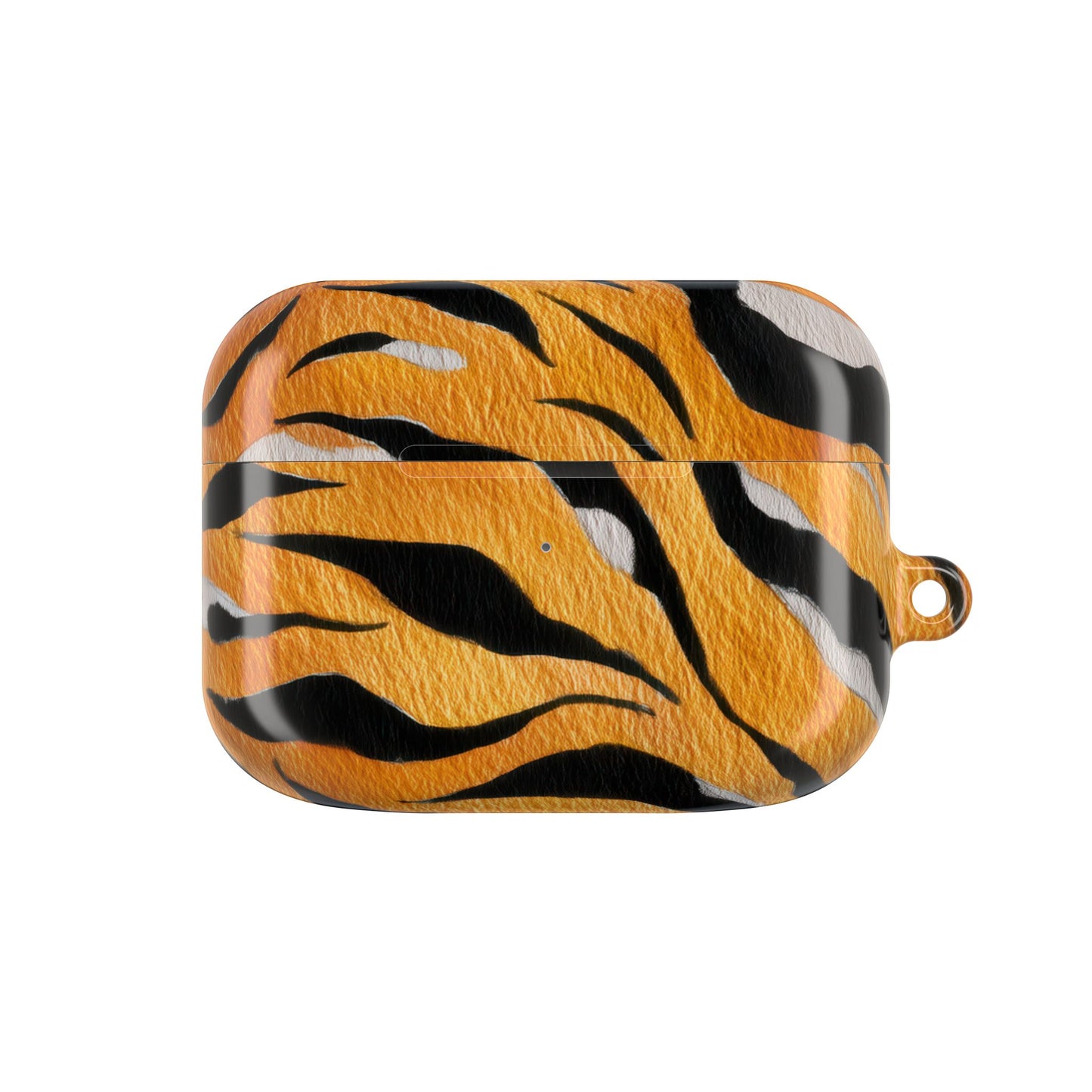 Fierce Tiger Print AirPod Case - Stylish Accessory for Music Lovers, Gift for Animal Lovers, Cute Tech Protector, Unique Earbud Cover
