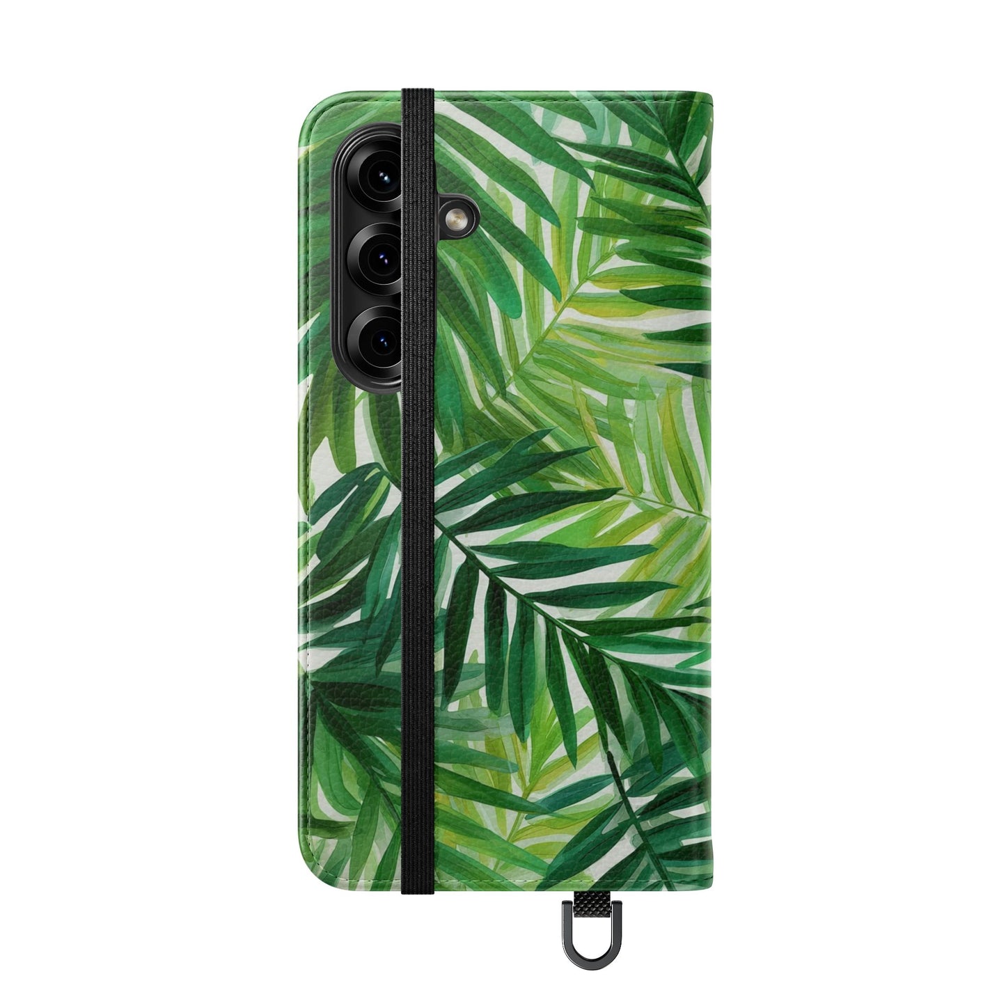Tropical Leaf Flip Case for Phones, Eco-Friendly Phone Cover, Stylish Wallet Case, Perfect Gift for Nature Lovers, Spring/Summer Accessory