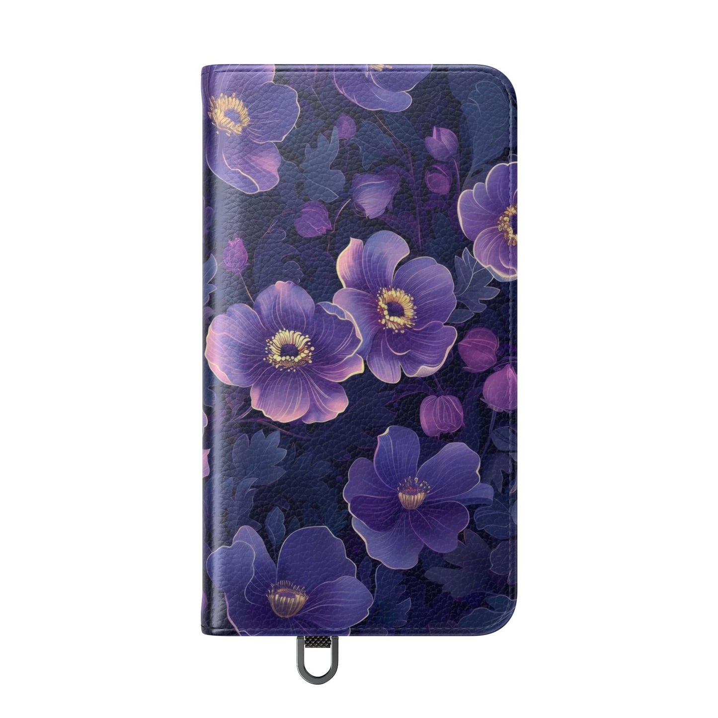 Floral Print Flip Case for Phone, Elegant Protective Cover, Stylish Wallet Case, Ideal Gift for Her, Trendy Cell Phone Accessory