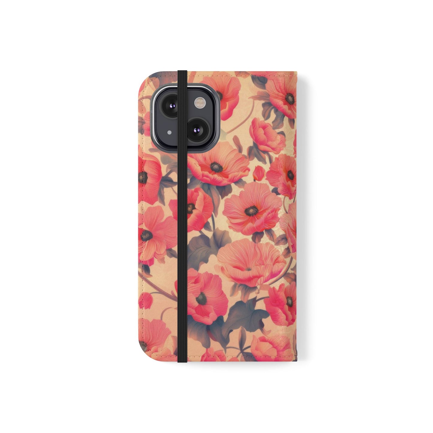 Floral Flip Phone Case - Stylish Smartphone Protector, Floral Design Case, Gift for Her, Trendy Tech Accessory, Mother's Day Gift