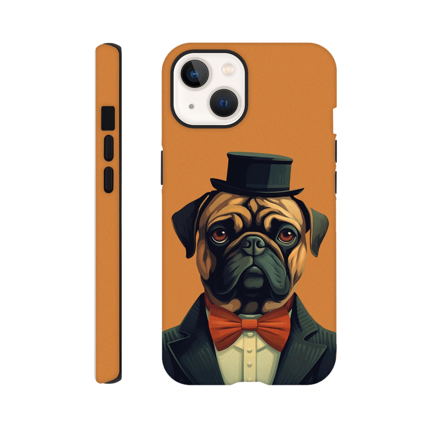 A gentleman Pug - Phone Case sturdy