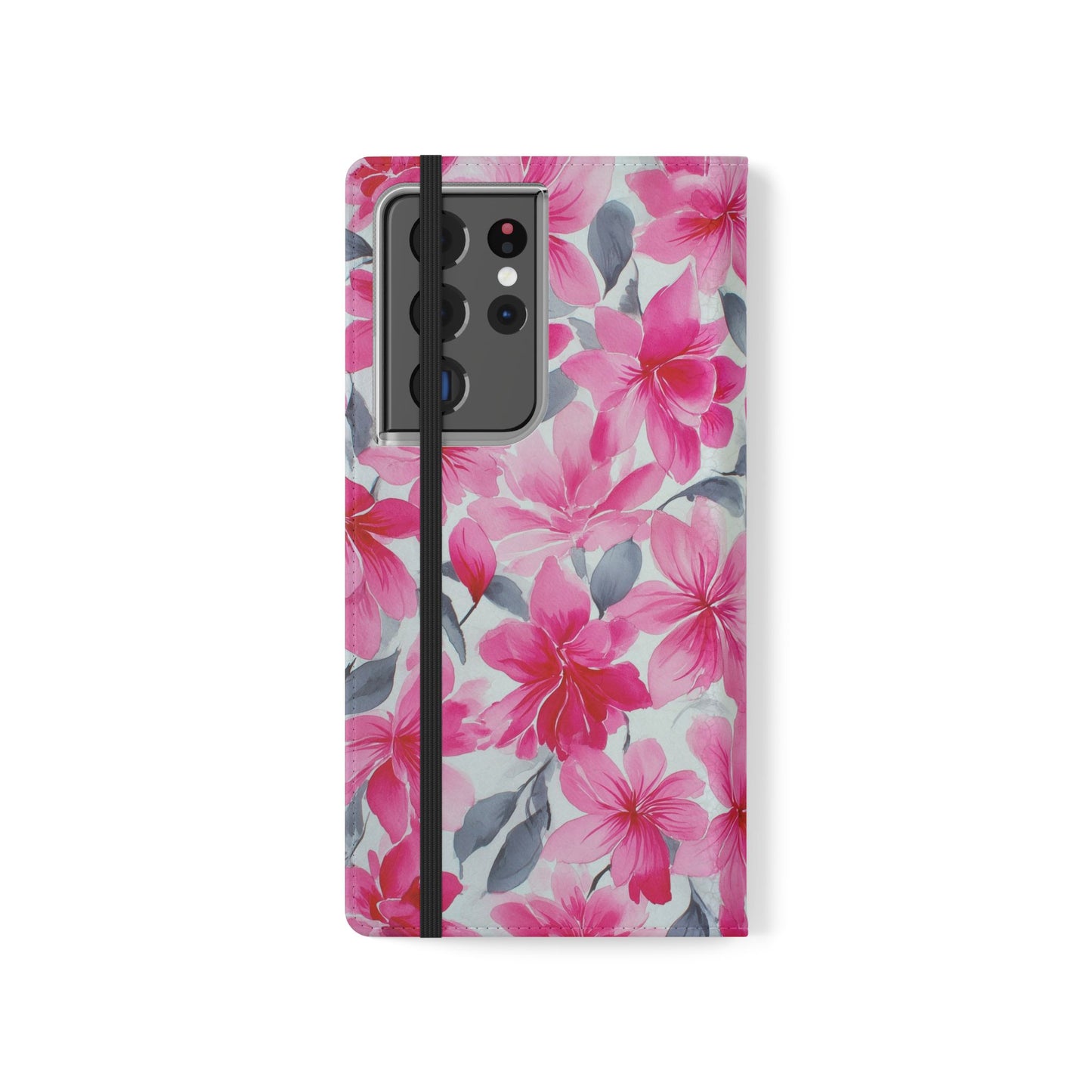 Floral Flip Phone Cases, Elegant Smartphone Covers, Spring Decor, Stylish Gift for Her, Patterned Wallet Case, Trendy Phone Protectors