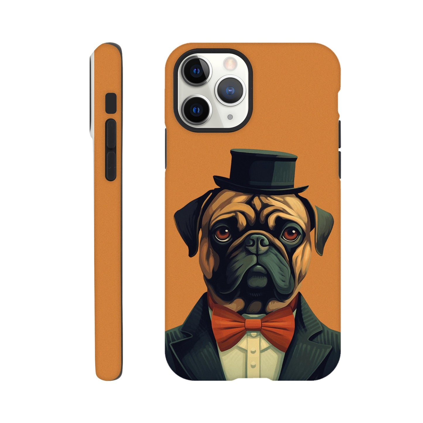A gentleman Pug - Phone Case sturdy