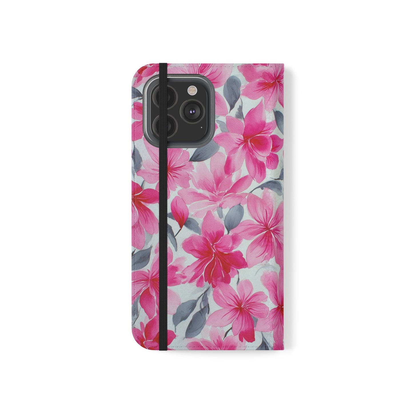 Floral Flip Phone Cases, Elegant Smartphone Covers, Spring Decor, Stylish Gift for Her, Patterned Wallet Case, Trendy Phone Protectors