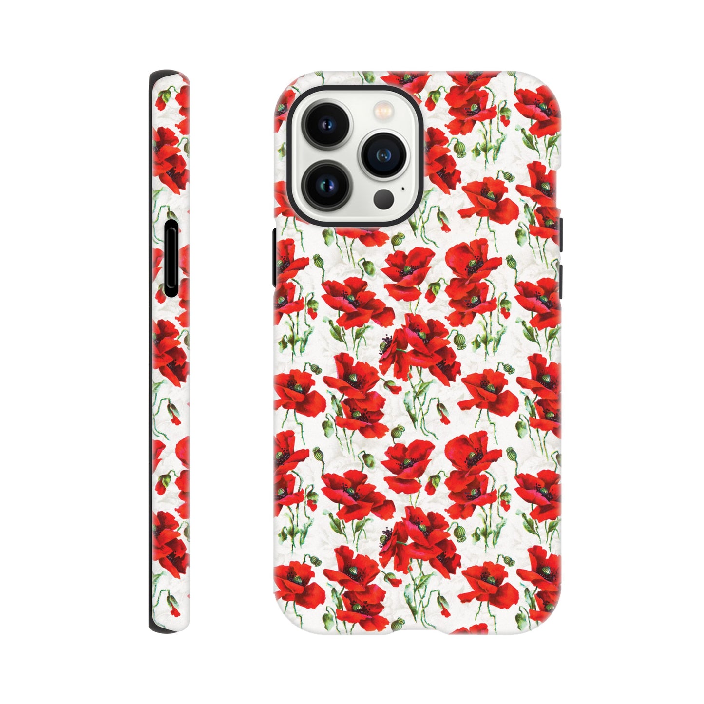 Red poppy design - Phone case sturdy