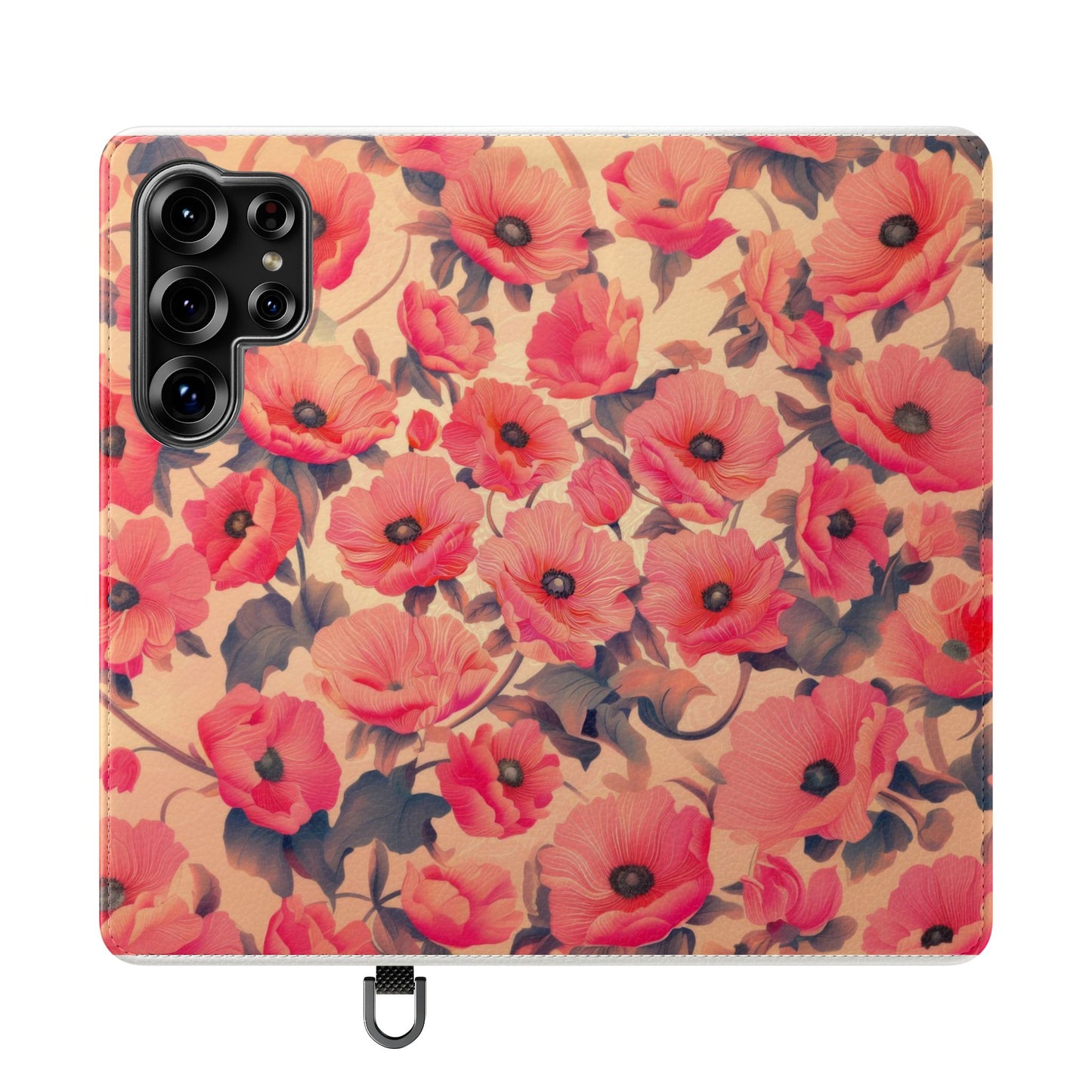 Floral Flip Phone Case - Stylish Smartphone Protector, Floral Design Case, Gift for Her, Trendy Tech Accessory, Mother's Day Gift