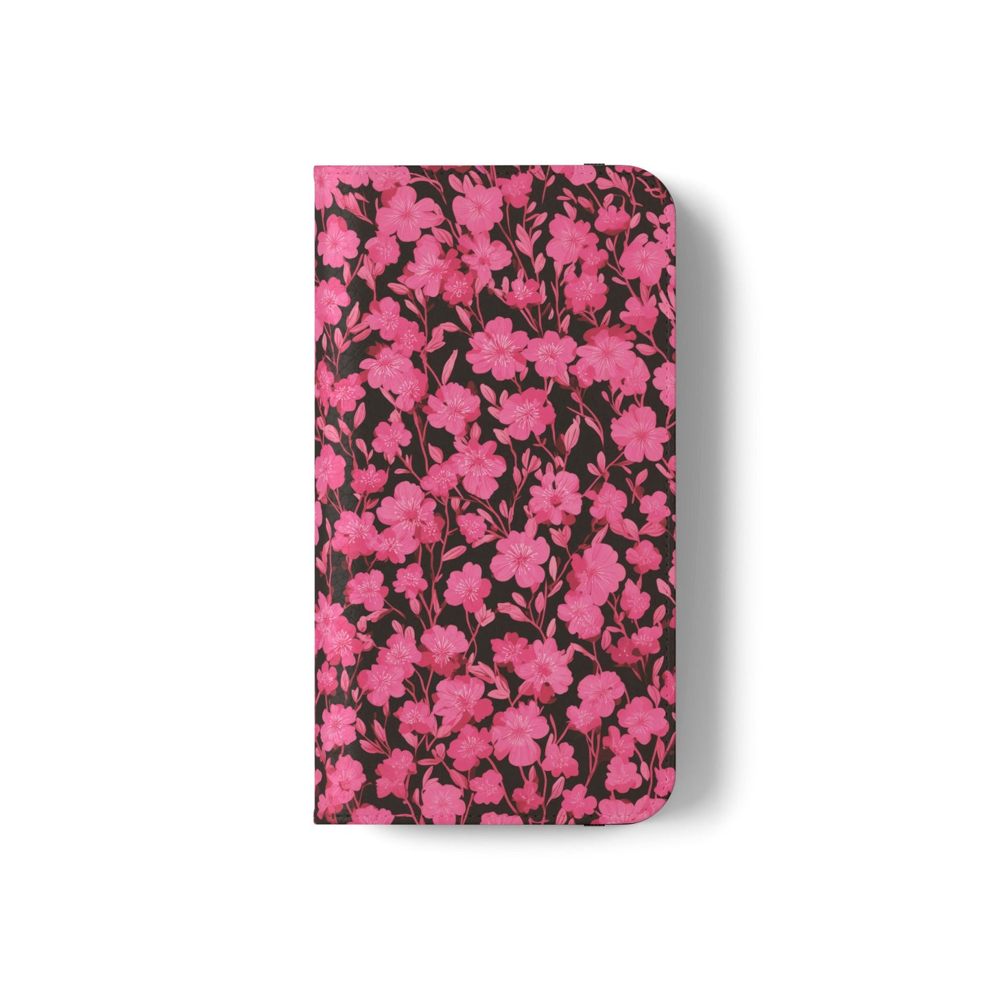 Floral Flip Cases for Phones, Cute Floral Phone Wallet, Gift for Her, Trendy Phone Accessories, Mother's Day Gift, Phone Protection