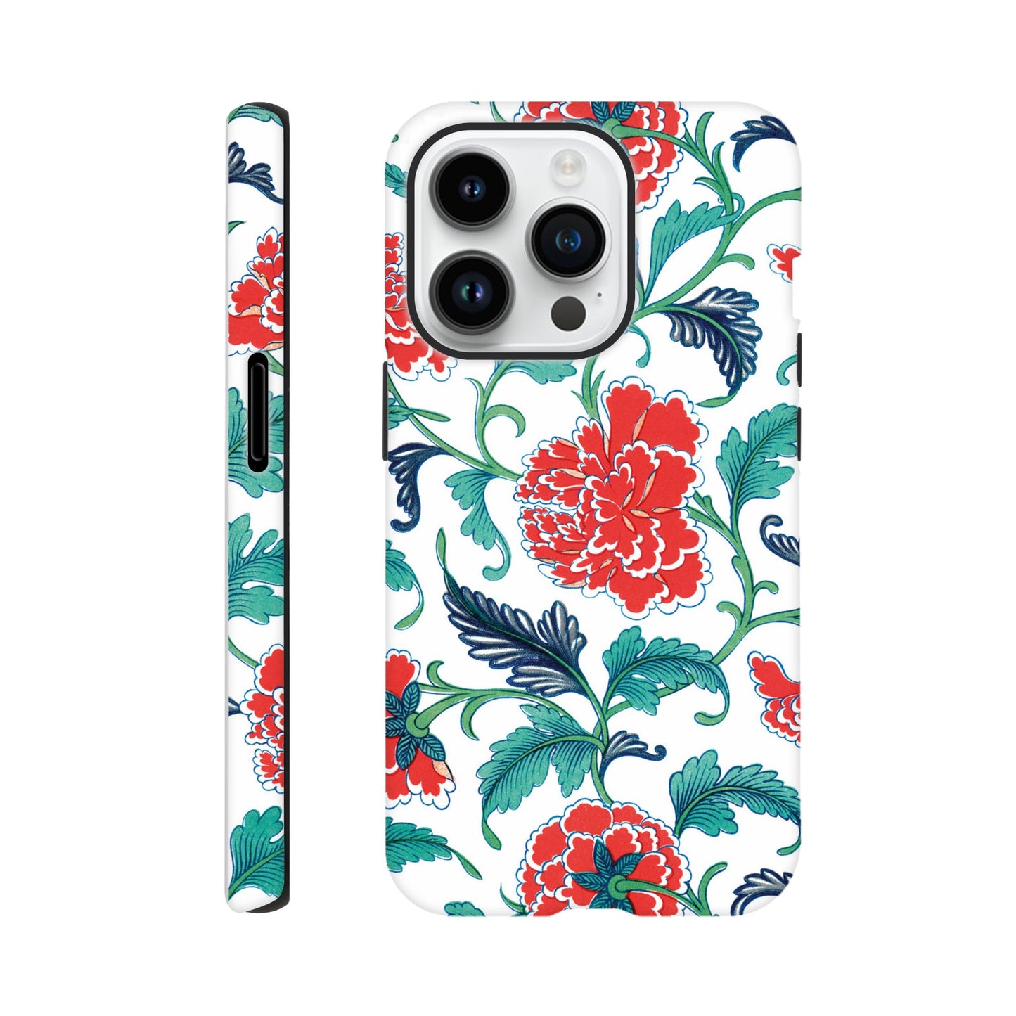 Red floral pattern II - Phone case sturdy
