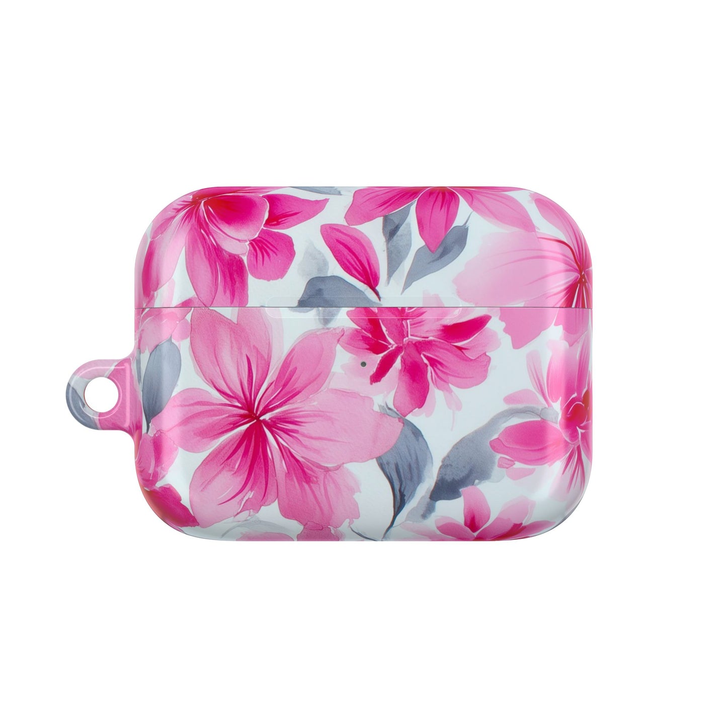 Floral AirPod Cases, Pink Flower Earbud Cover, Cute Tech Accessory, Gift for Her, Spring Vibes, Trendy Earphone Case