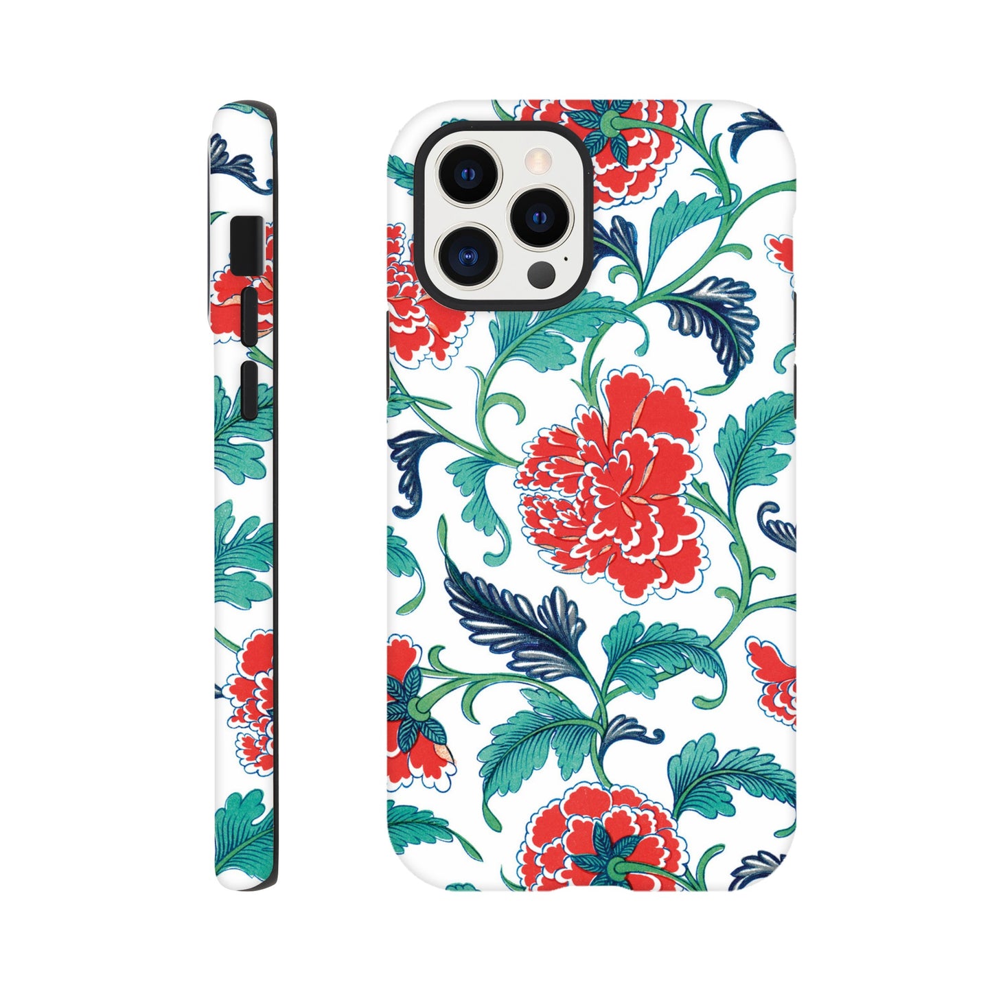 Red floral pattern II - Phone case sturdy