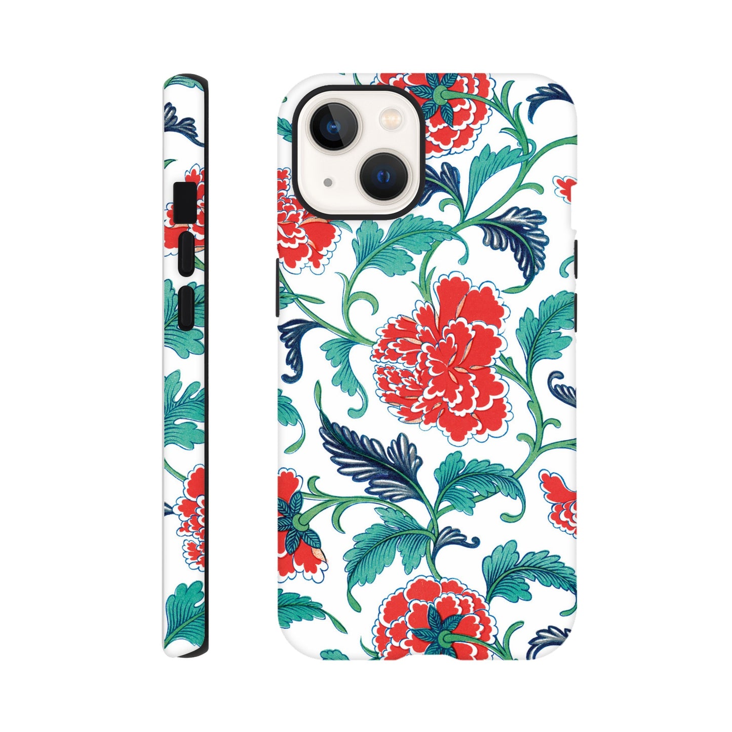 Red floral pattern II - Phone case sturdy
