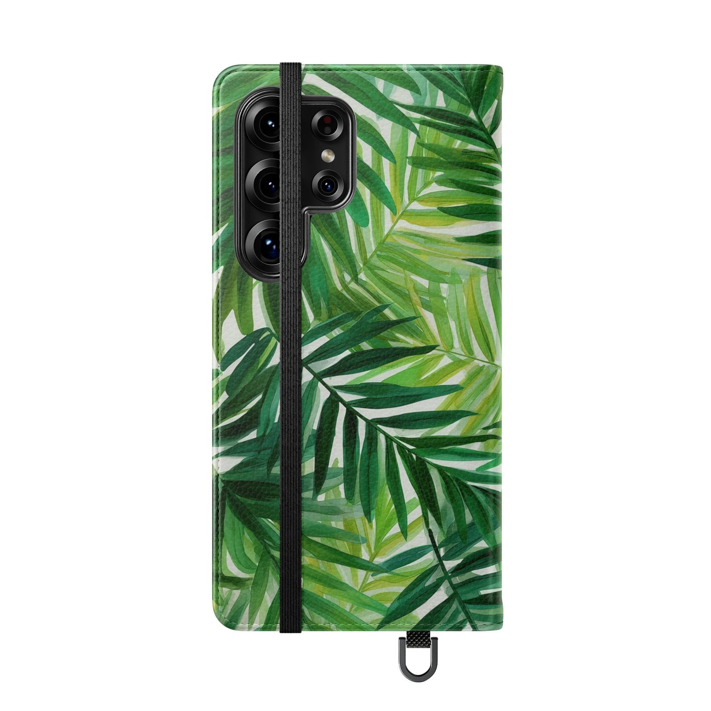 Tropical Leaf Flip Case for Phones, Eco-Friendly Phone Cover, Stylish Wallet Case, Perfect Gift for Nature Lovers, Spring/Summer Accessory
