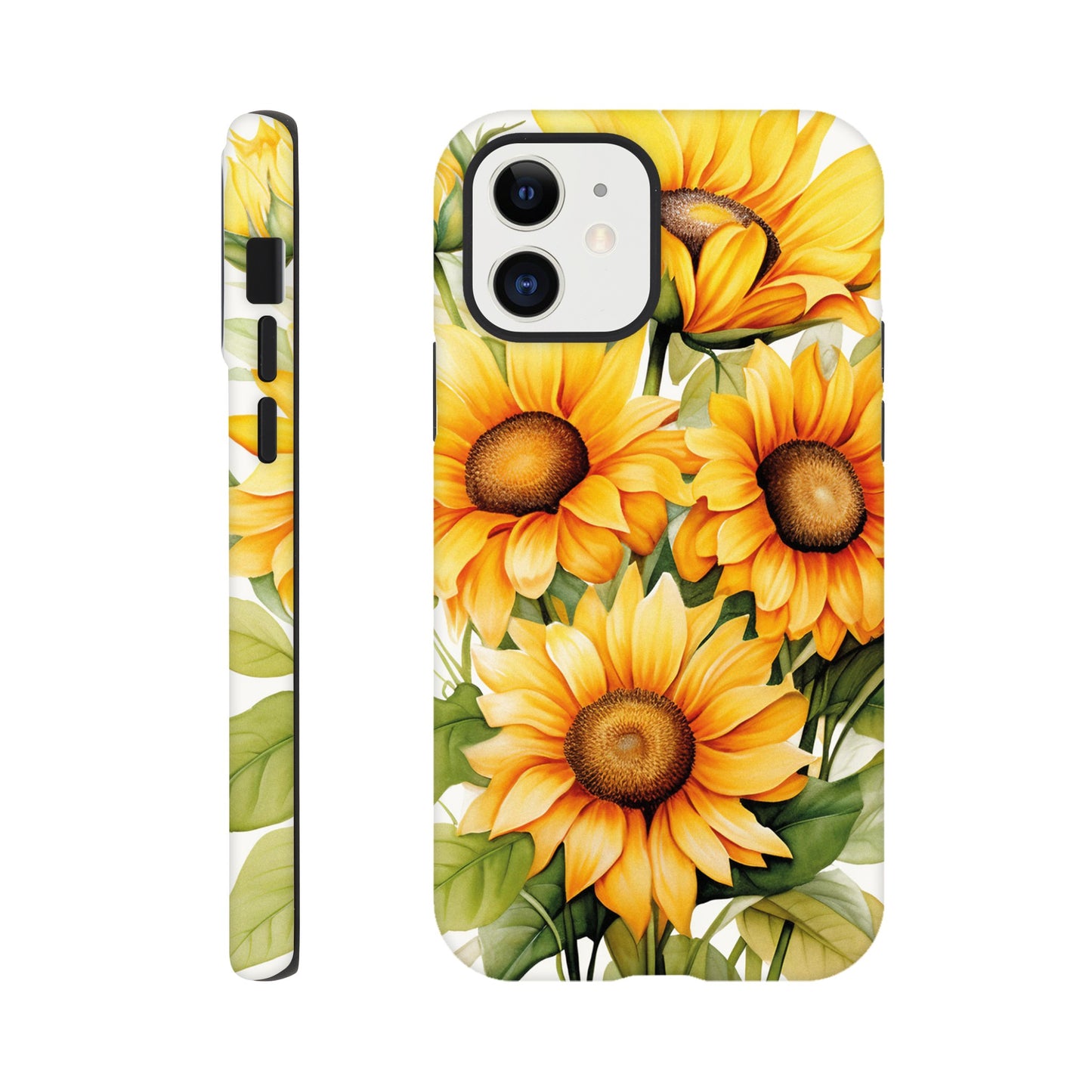 Watercolour sunflowers - Phone case sturdy