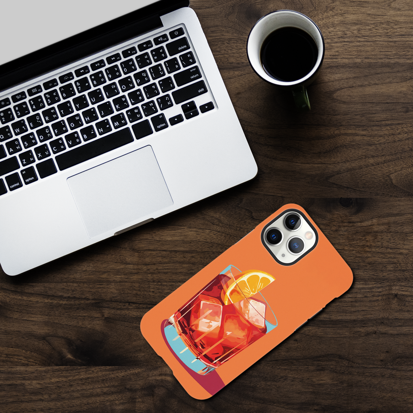 Negroni (Orange) - Phone Case sturdy