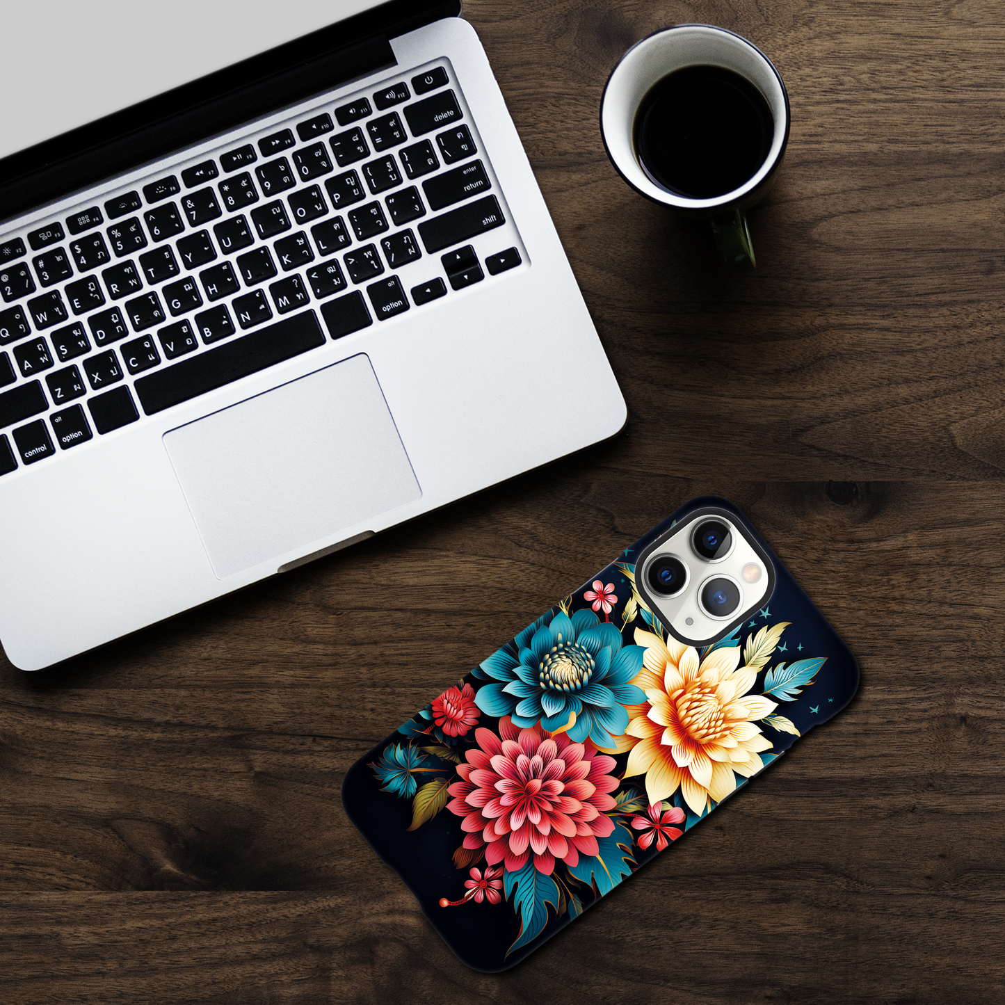Copy of Flower pattern IV- Phone Case sturdy