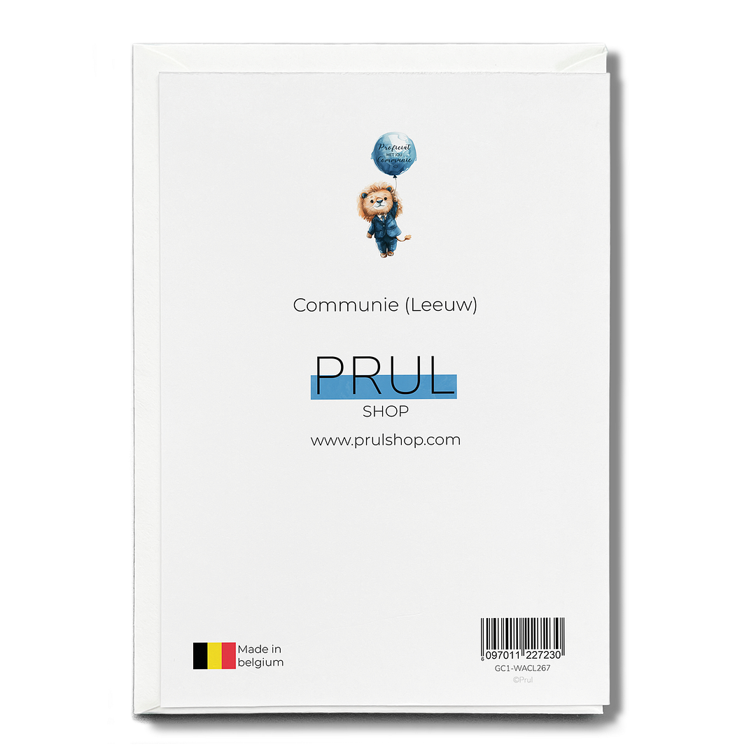 Communie (Leeuw) - Greeting Card