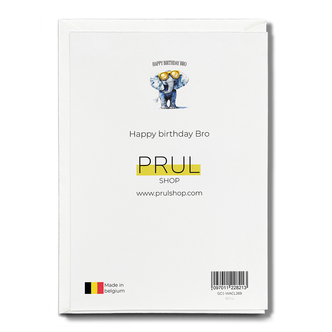 Happy birthday Bro - Greeting Card