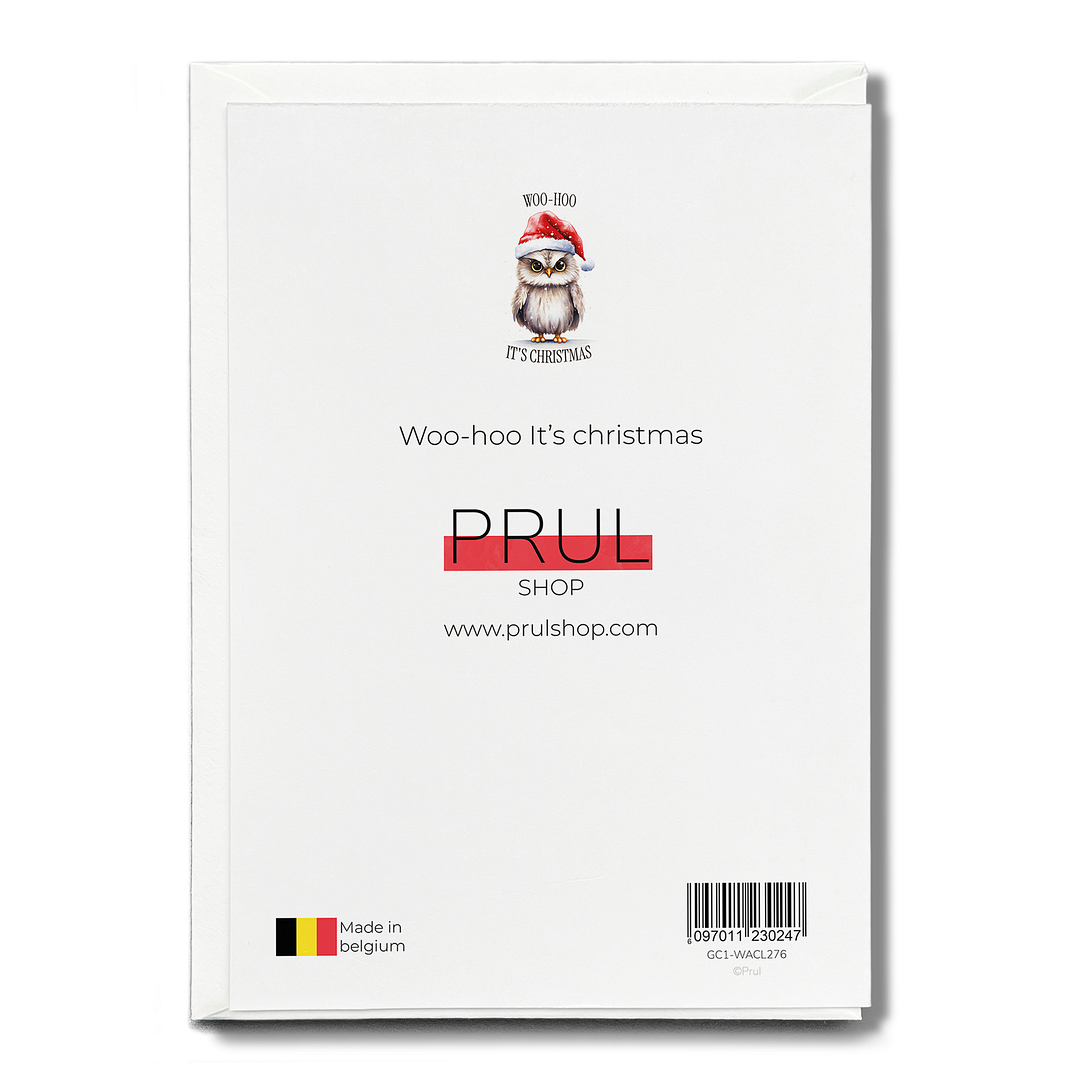Woo-hoo It's christmas - Greeting Card
