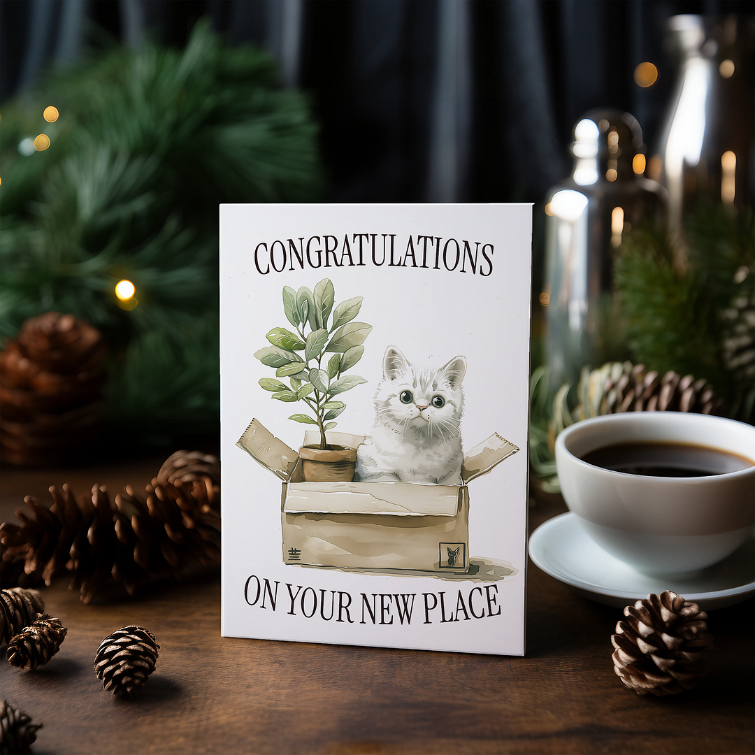 Congrats on your new place - Greeting Card