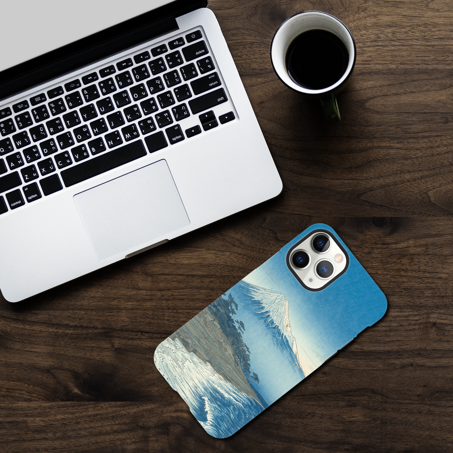 Mt. Fuji van Hagoromo By Okada Koichi - Phone Case Sturdy