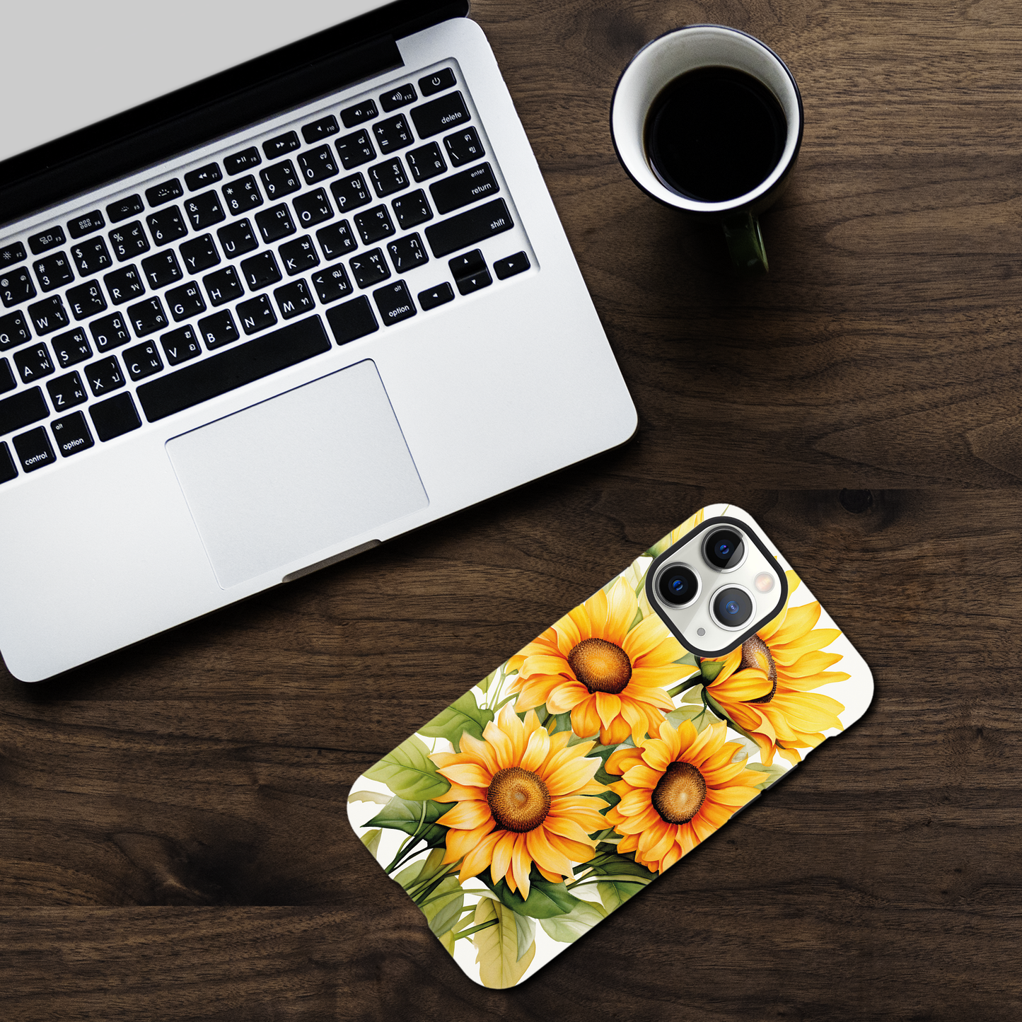 Watercolour sunflowers - Phone case sturdy