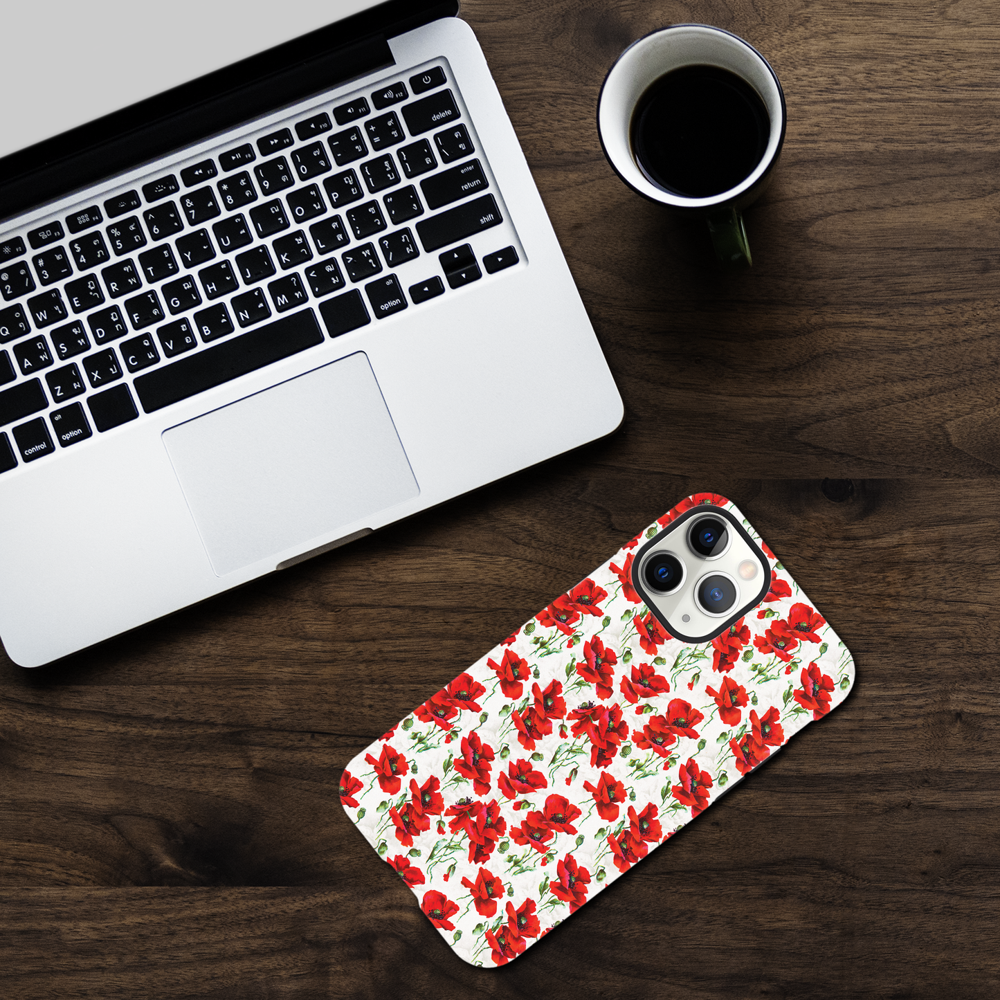 Red poppy design - Phone case sturdy