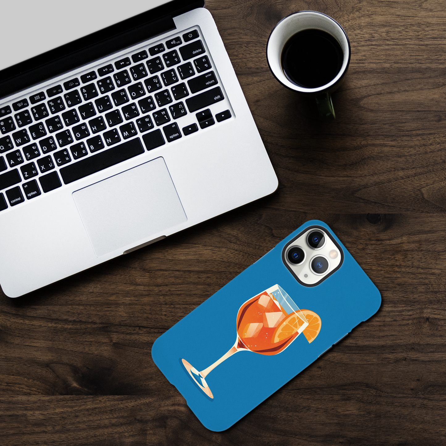 Aperol Spritz (Blue) - Phone Case sturdy