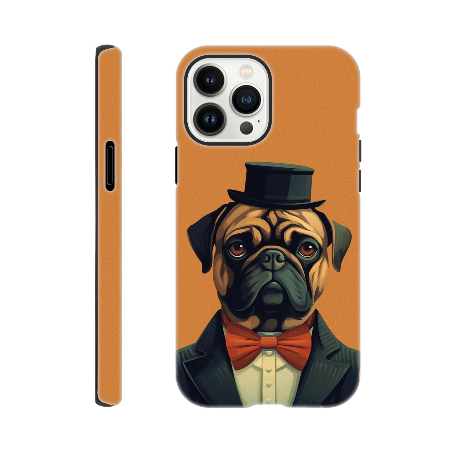 A gentleman Pug - Phone Case sturdy