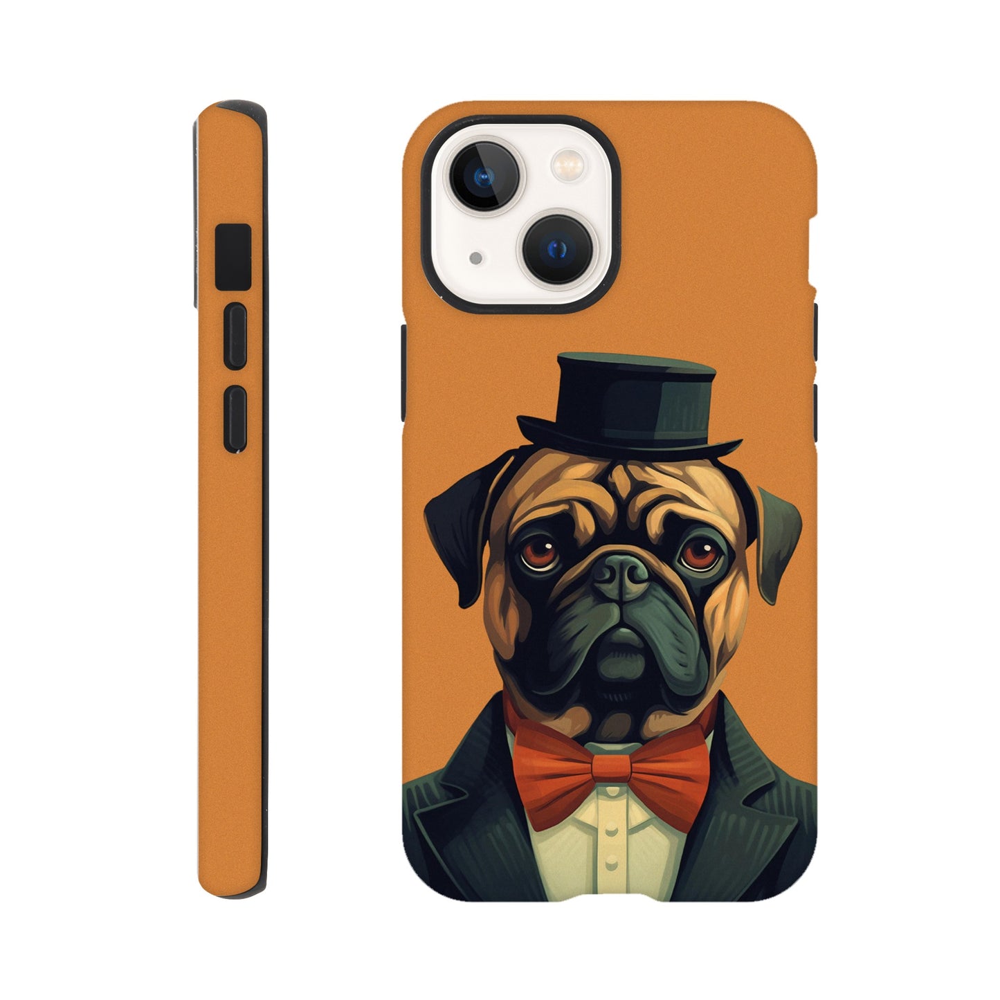 A gentleman Pug - Phone Case sturdy