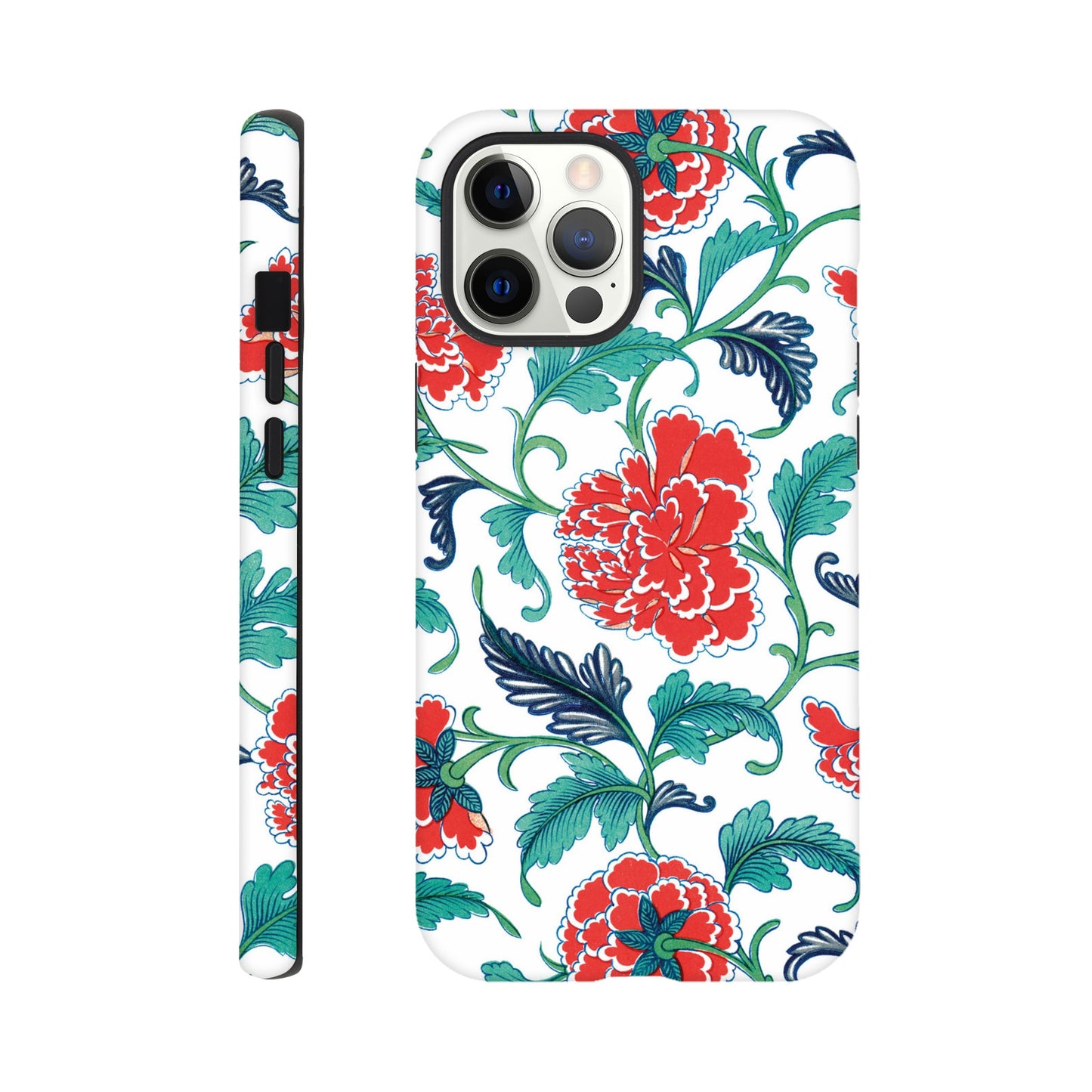 Red floral pattern II - Phone case sturdy