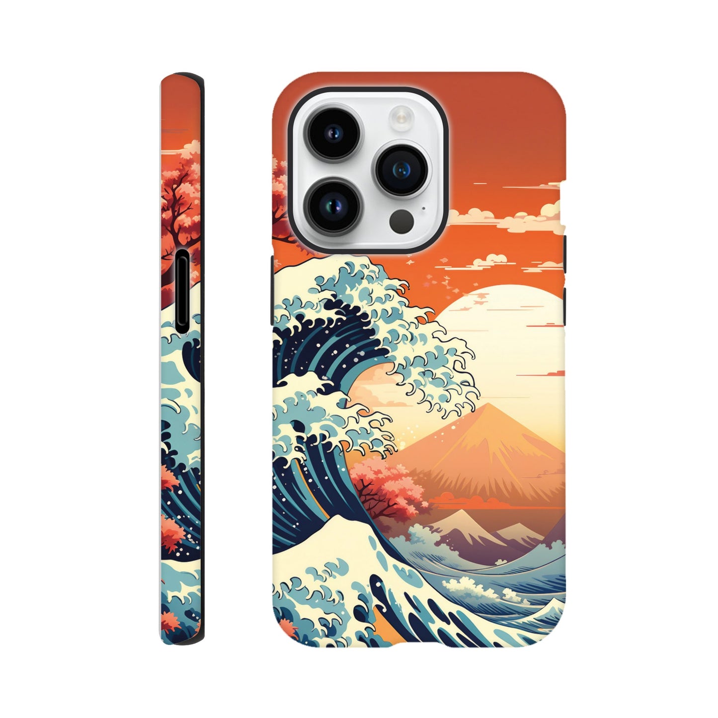 Great wave art deco style - Phone Case sturdy