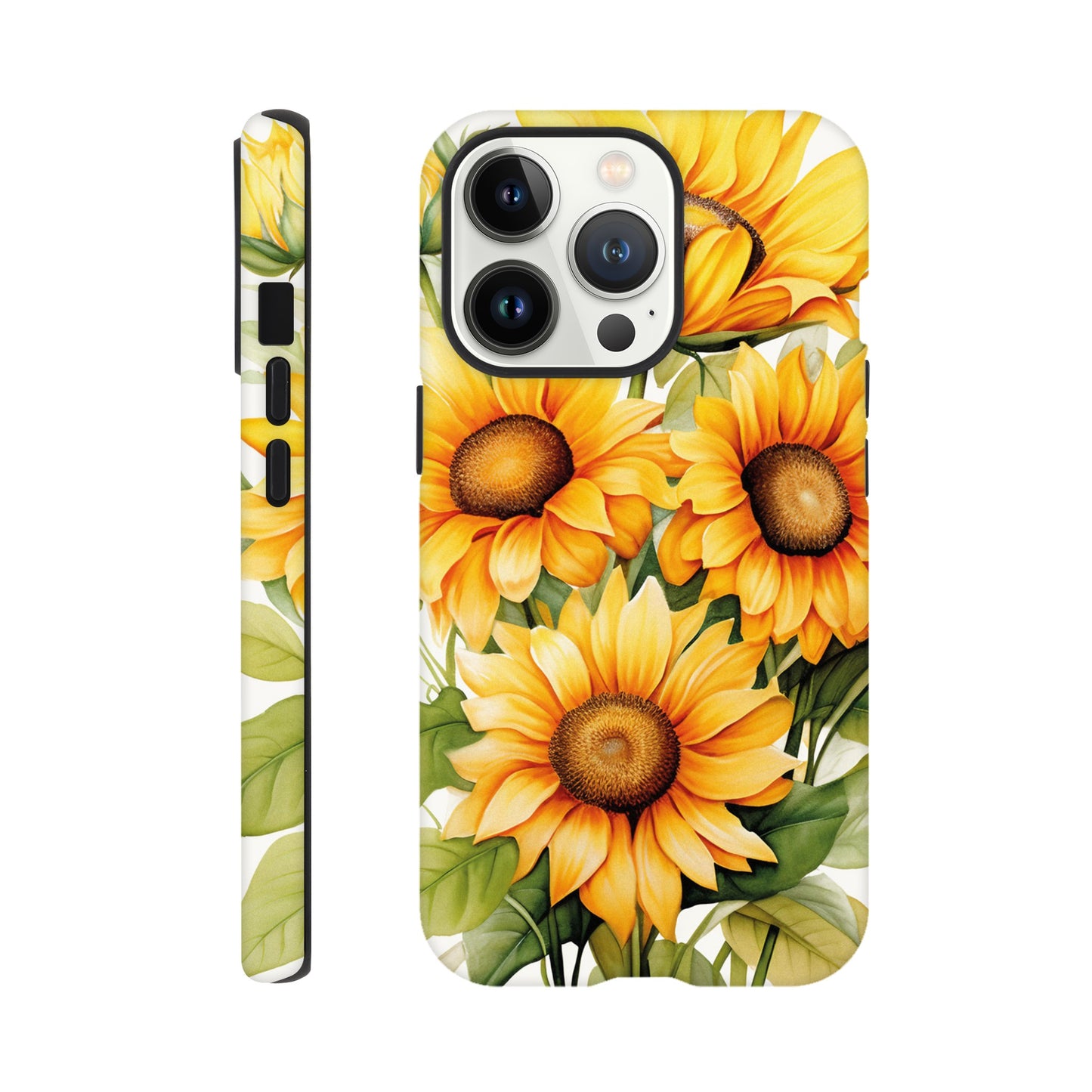 Watercolour sunflowers - Phone case sturdy
