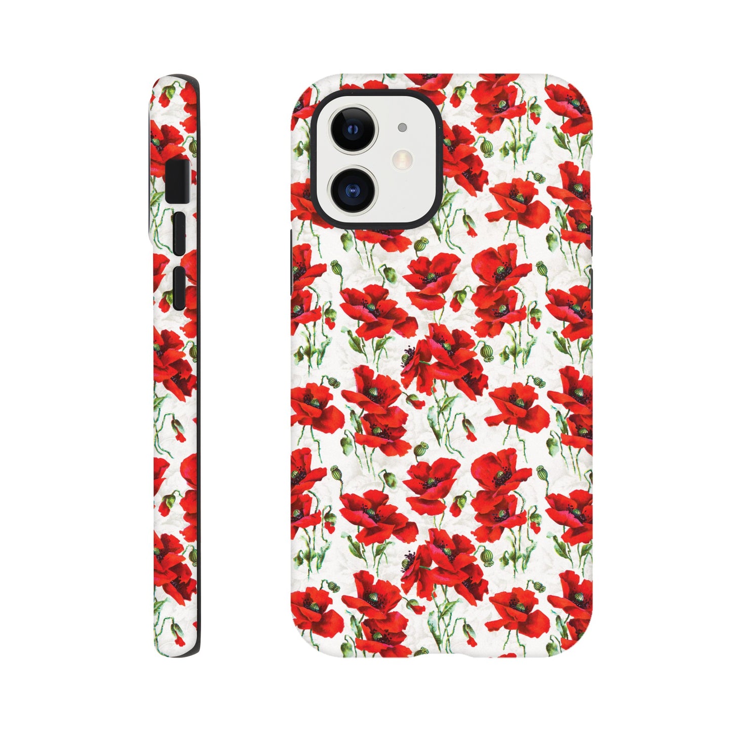 Red poppy design - Phone case sturdy