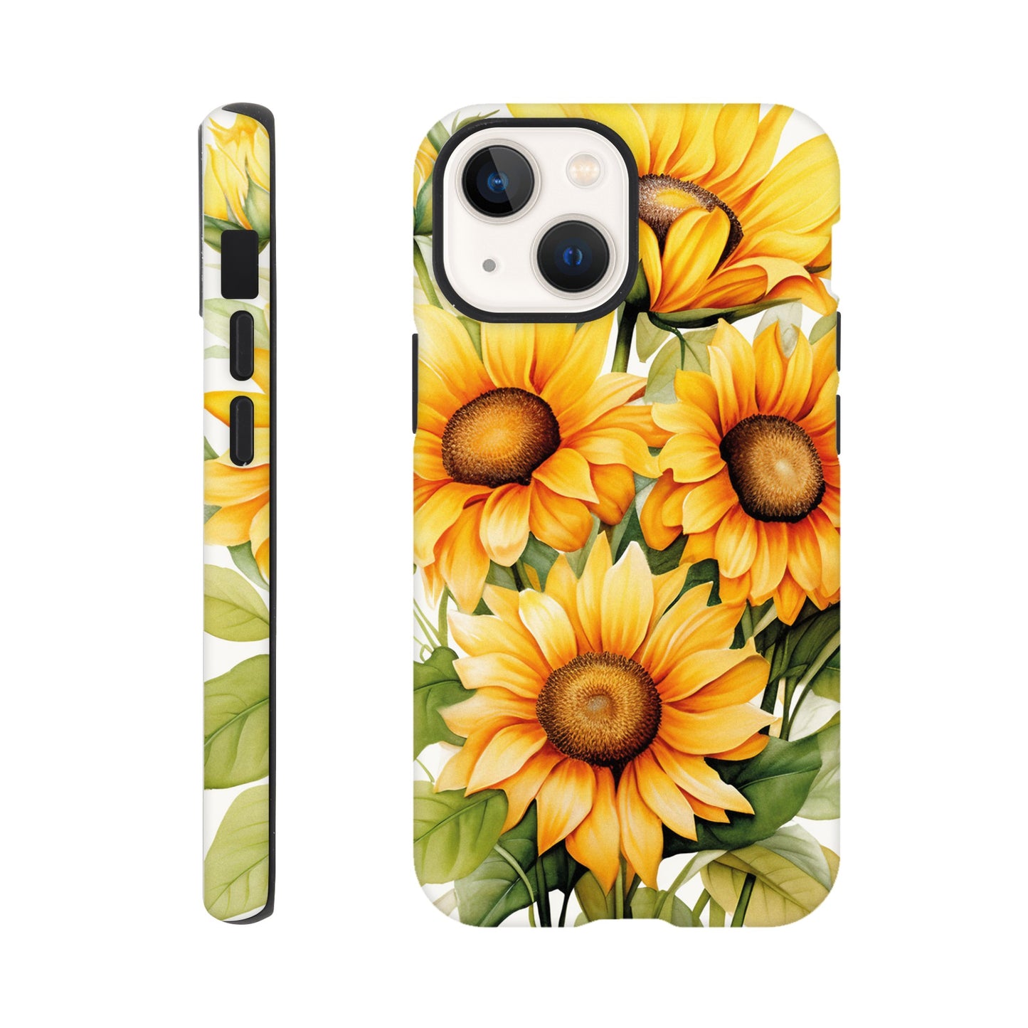 Watercolour sunflowers - Phone case sturdy