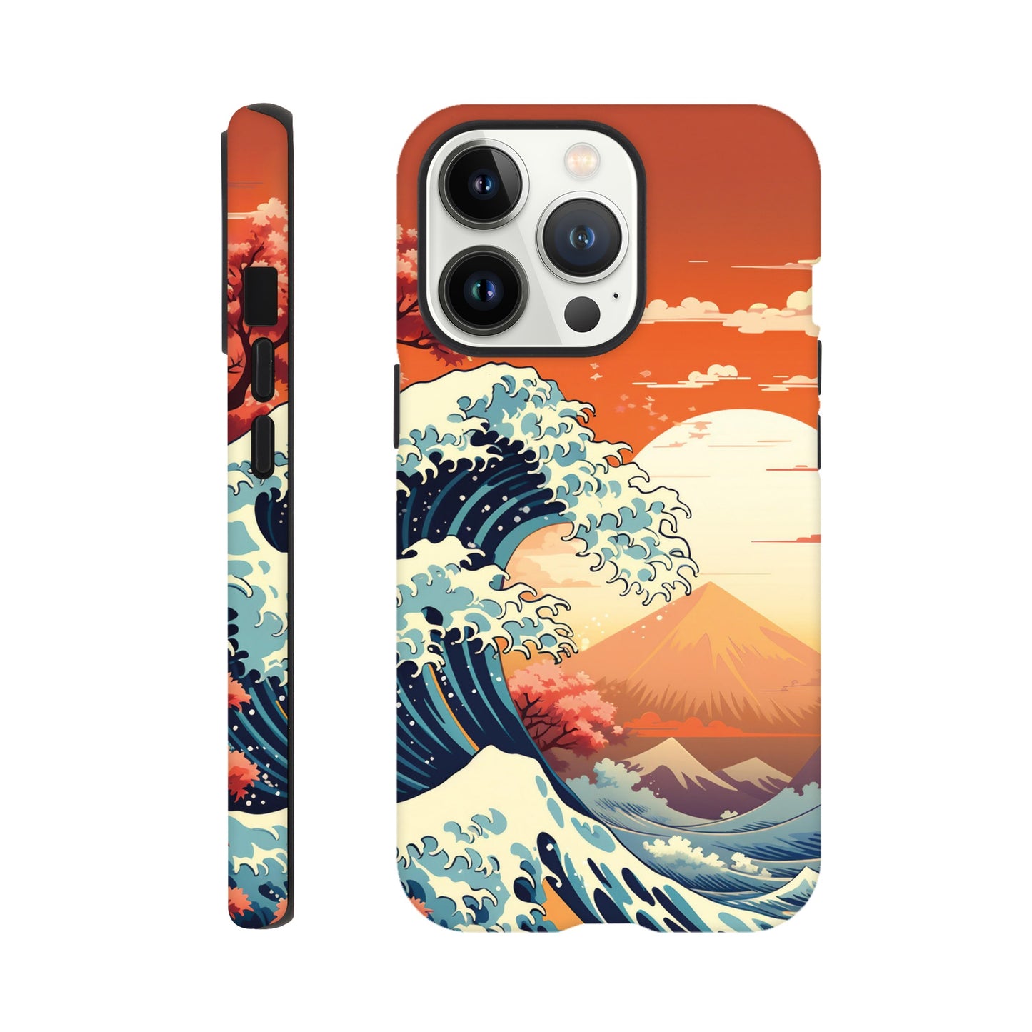 Great wave art deco style - Phone Case sturdy