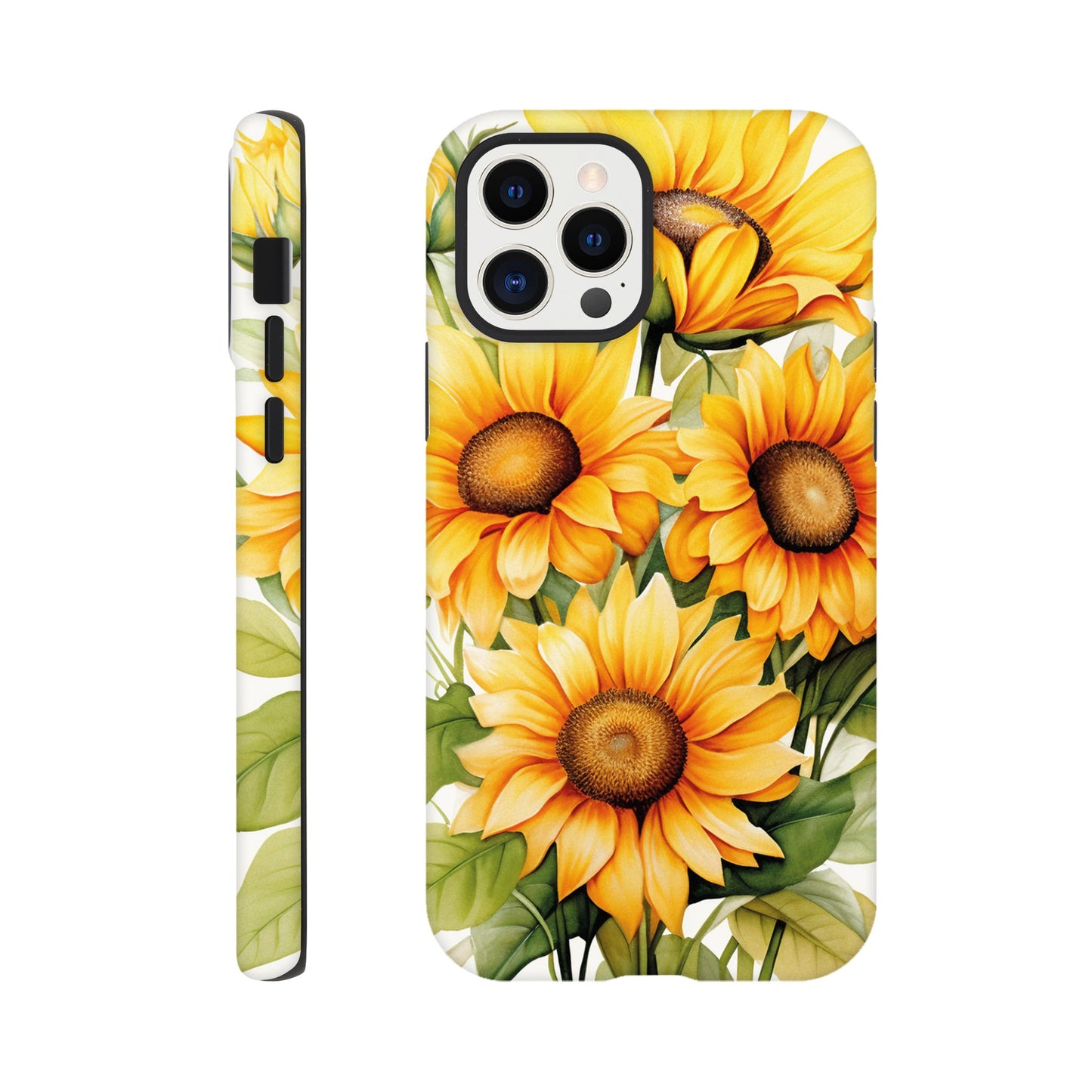 Watercolour sunflowers - Phone case sturdy