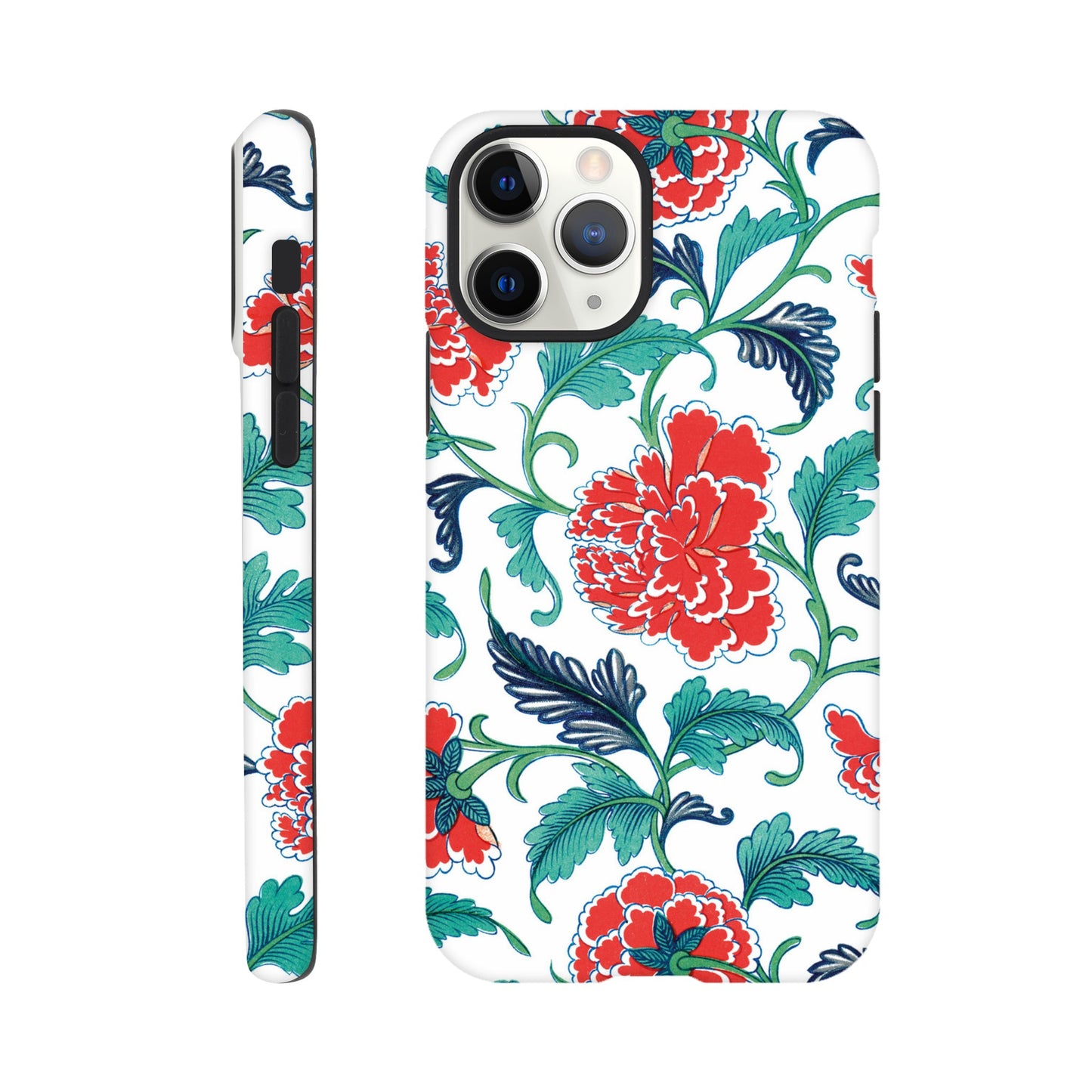 Red floral pattern II - Phone case sturdy