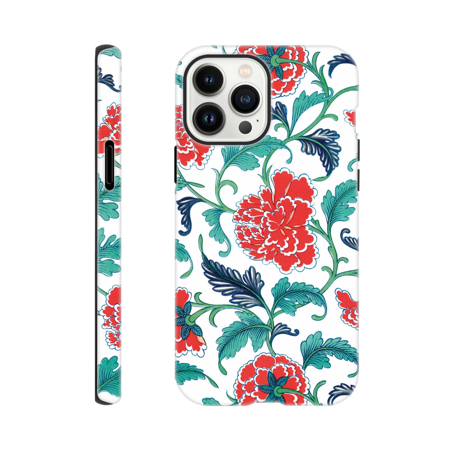Red floral pattern II - Phone case sturdy
