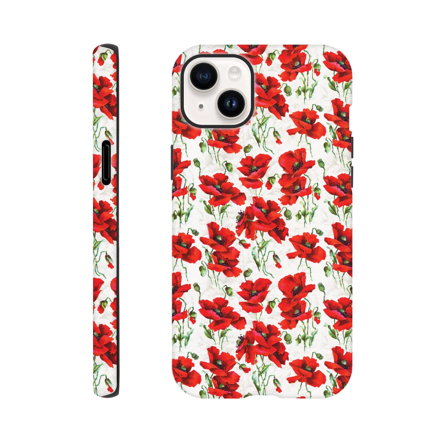 Red poppy design - Phone case sturdy